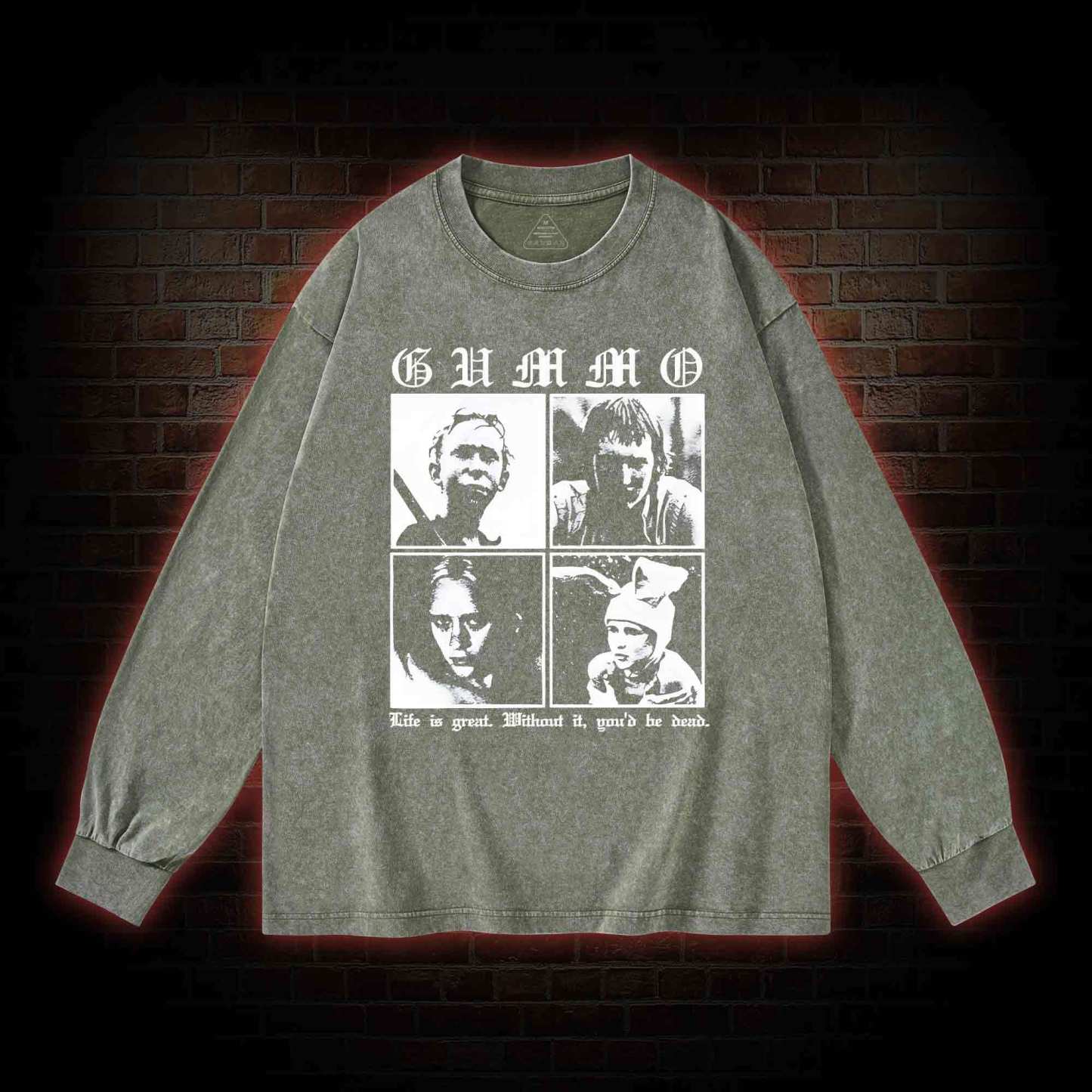 Life is Great Washed Long-Sleeve T-shirt