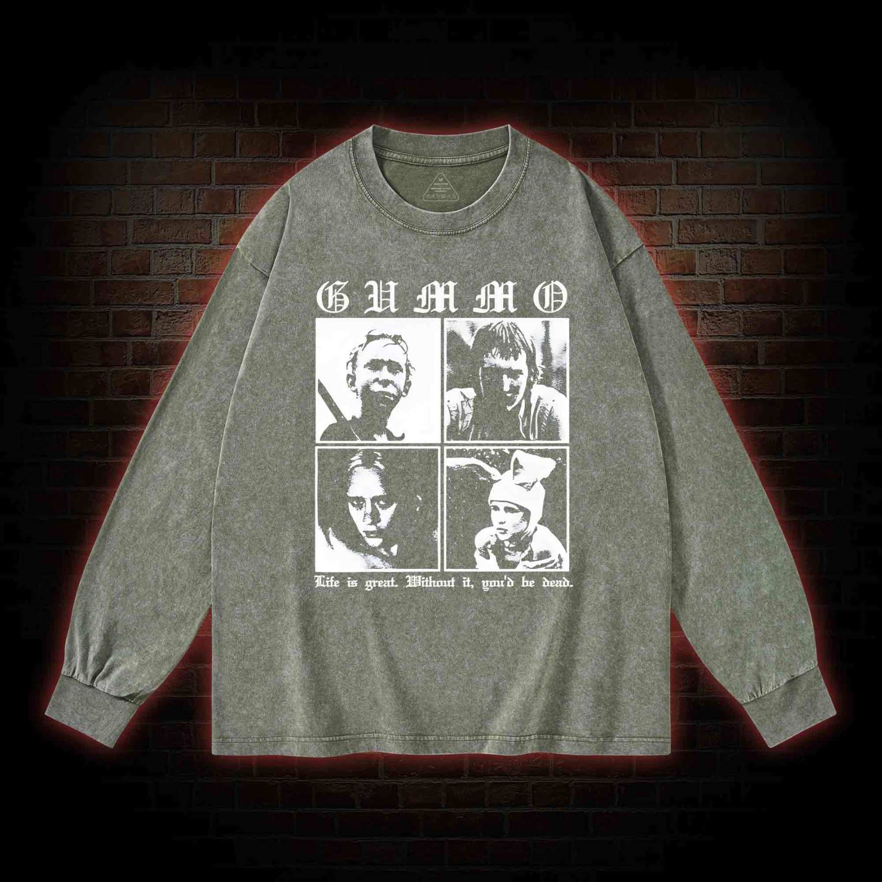 Life is Great Washed Long-Sleeve T-shirt