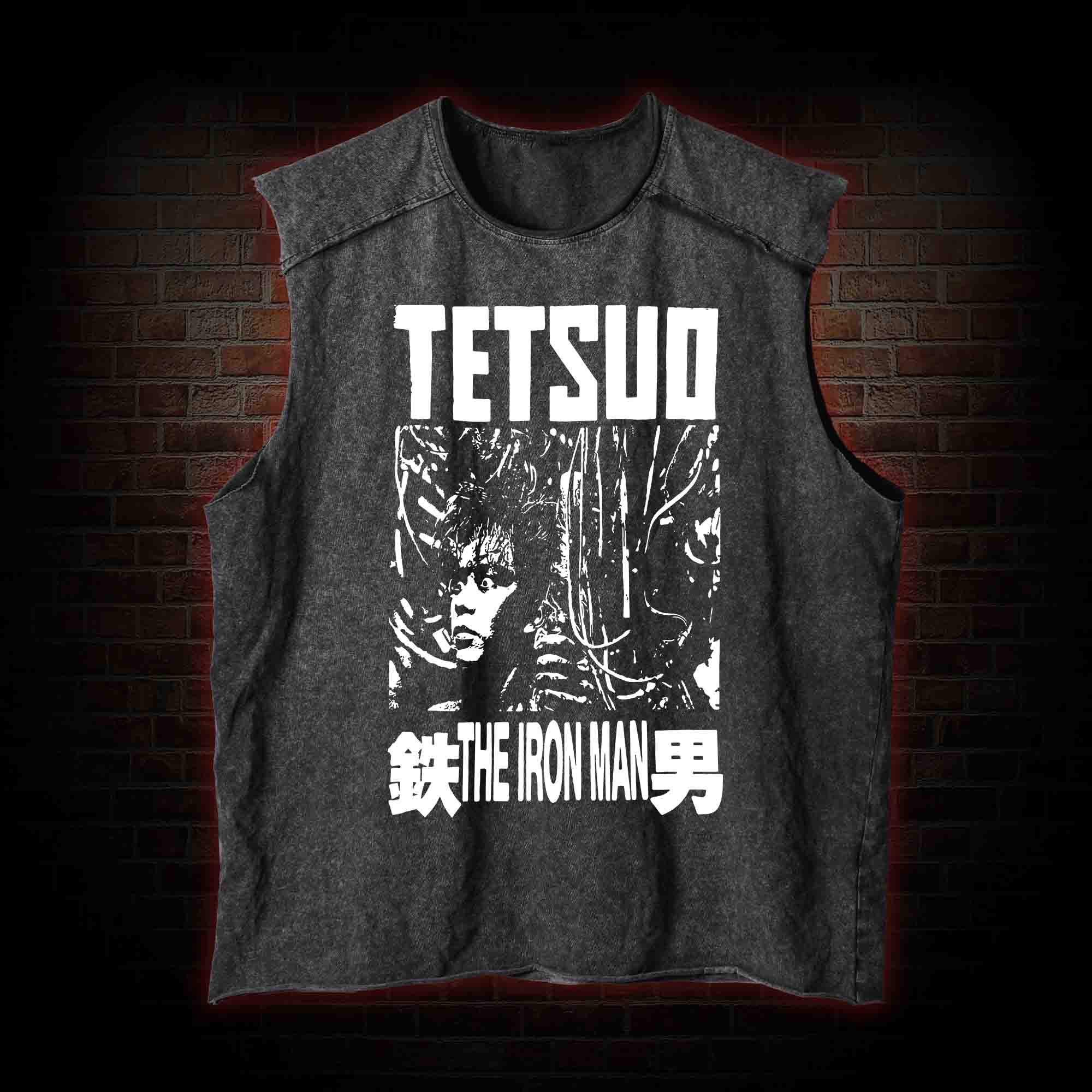 Turn This World to Rust Washed Tank Top