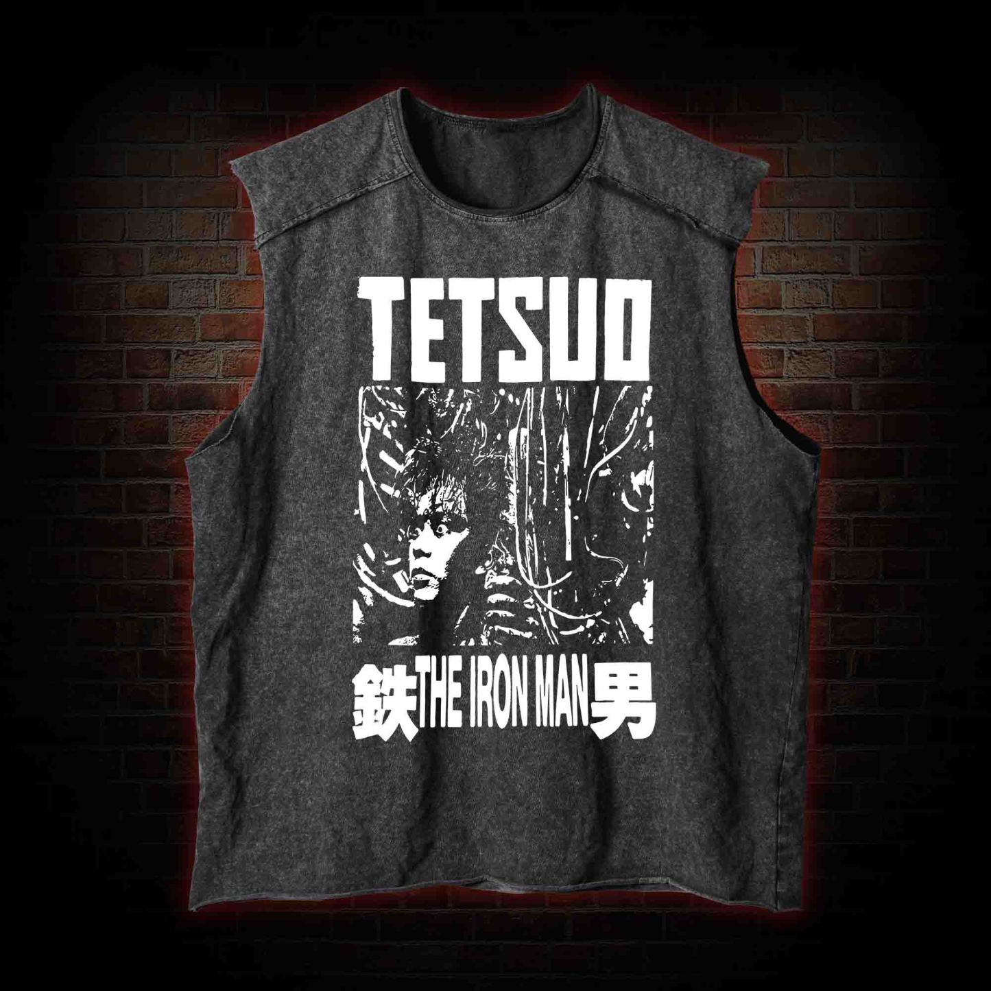 Turn This World to Rust Washed Tank Top