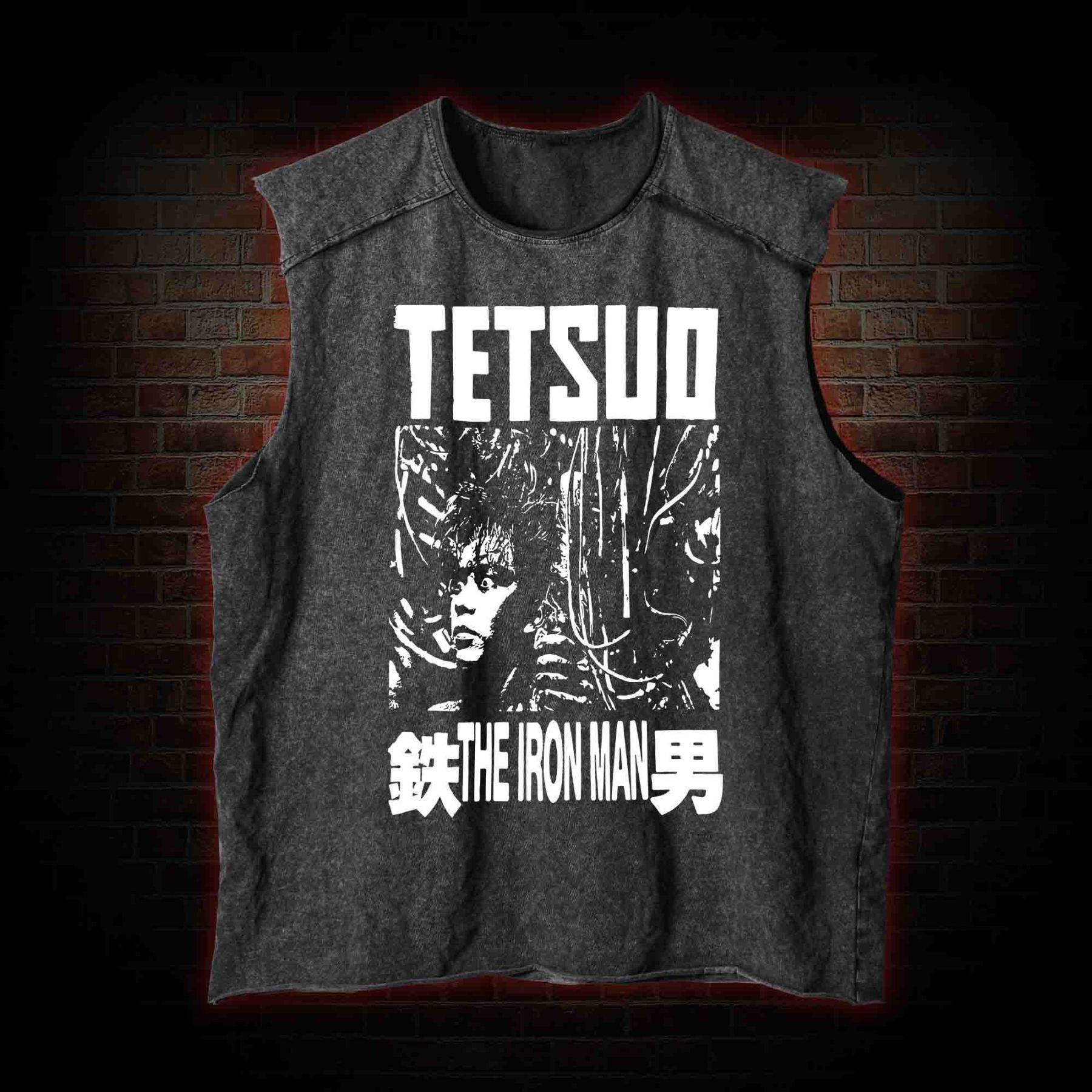 Turn This World to Rust Washed Tank Top
