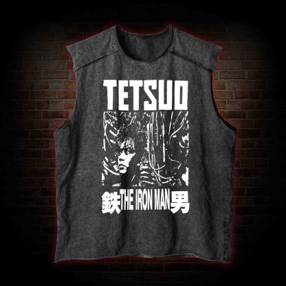 Turn This World to Rust Washed Tank Top