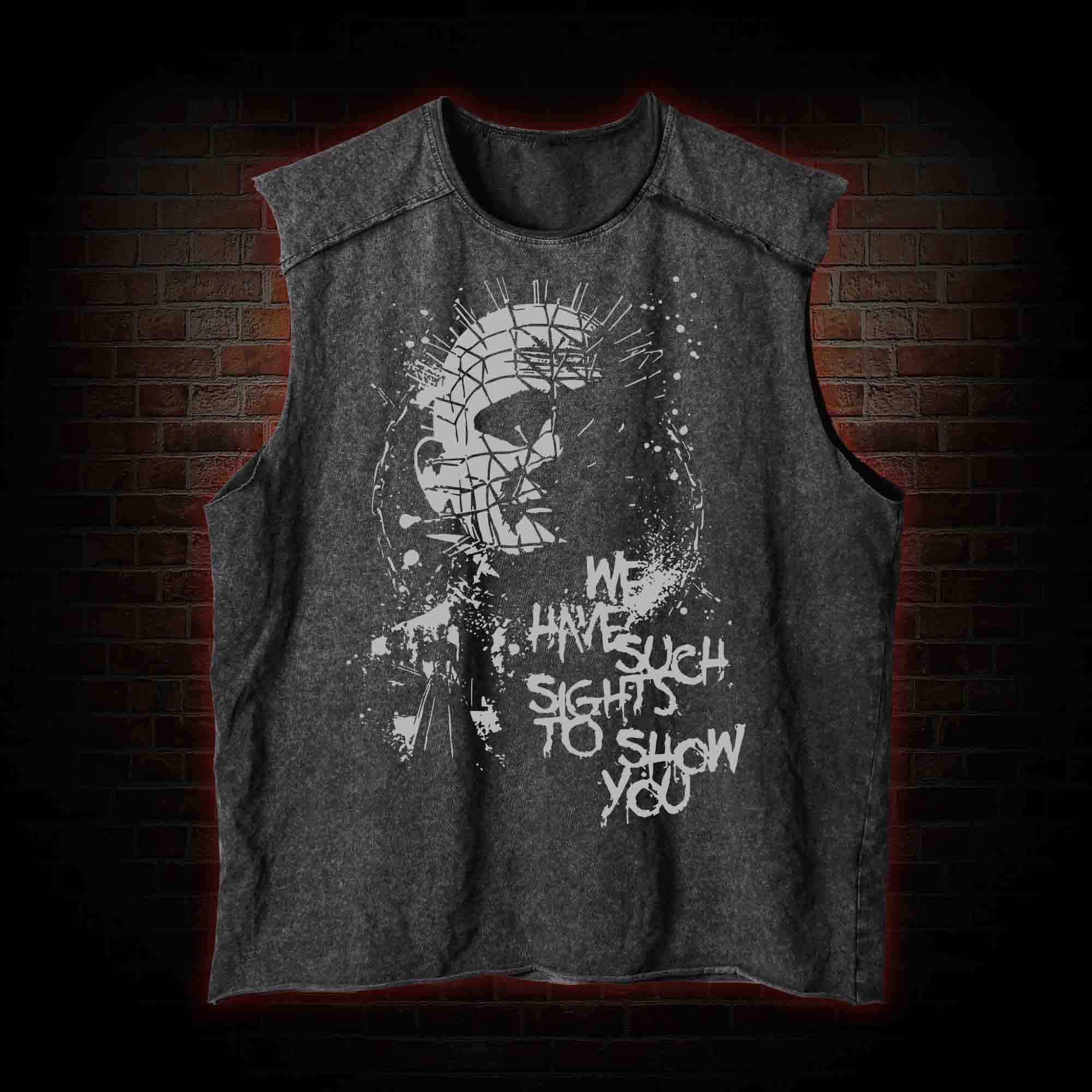 We Have Such Sights to Show You Vintage Washed Tank Top