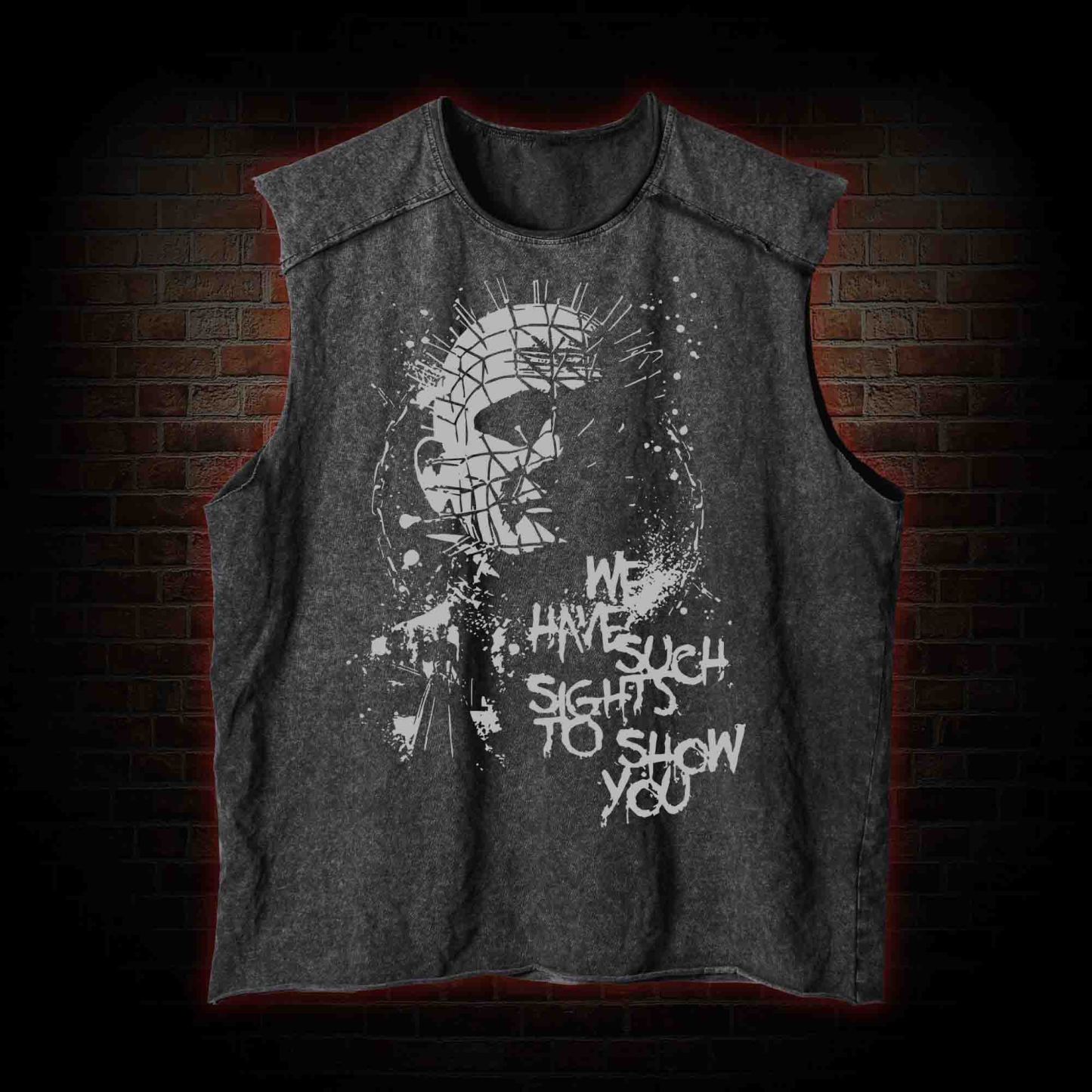 We Have Such Sights to Show You Vintage Washed Tank Top