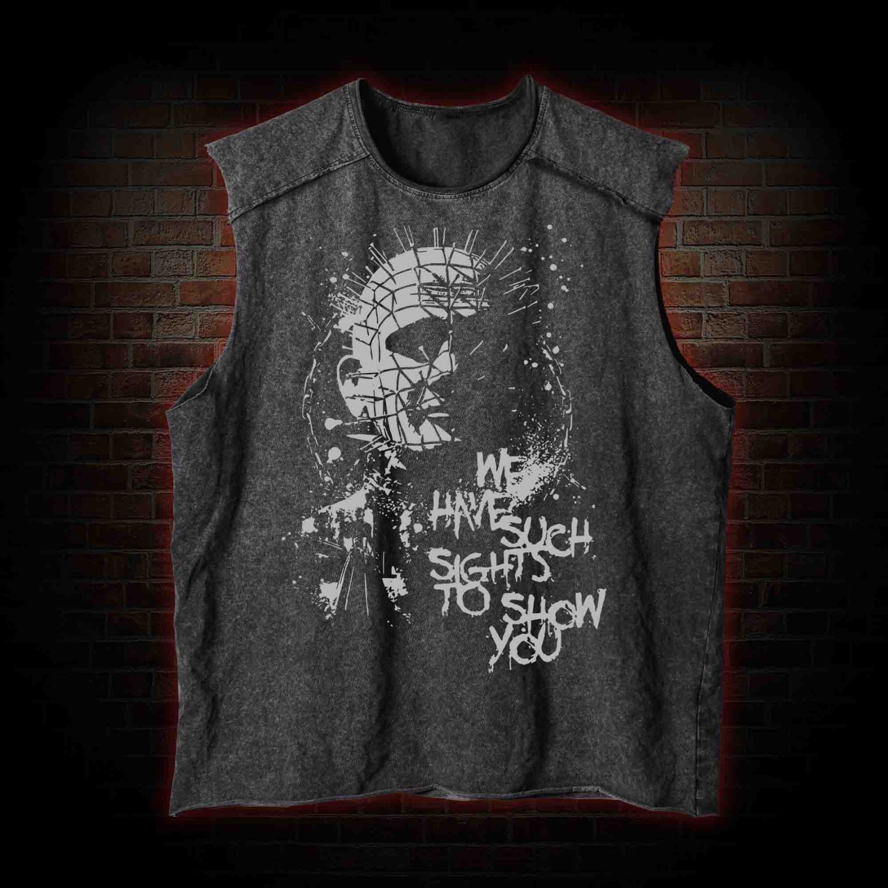 We Have Such Sights to Show You Vintage Washed Tank Top