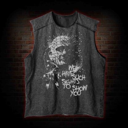 We Have Such Sights to Show You Vintage Washed Tank Top