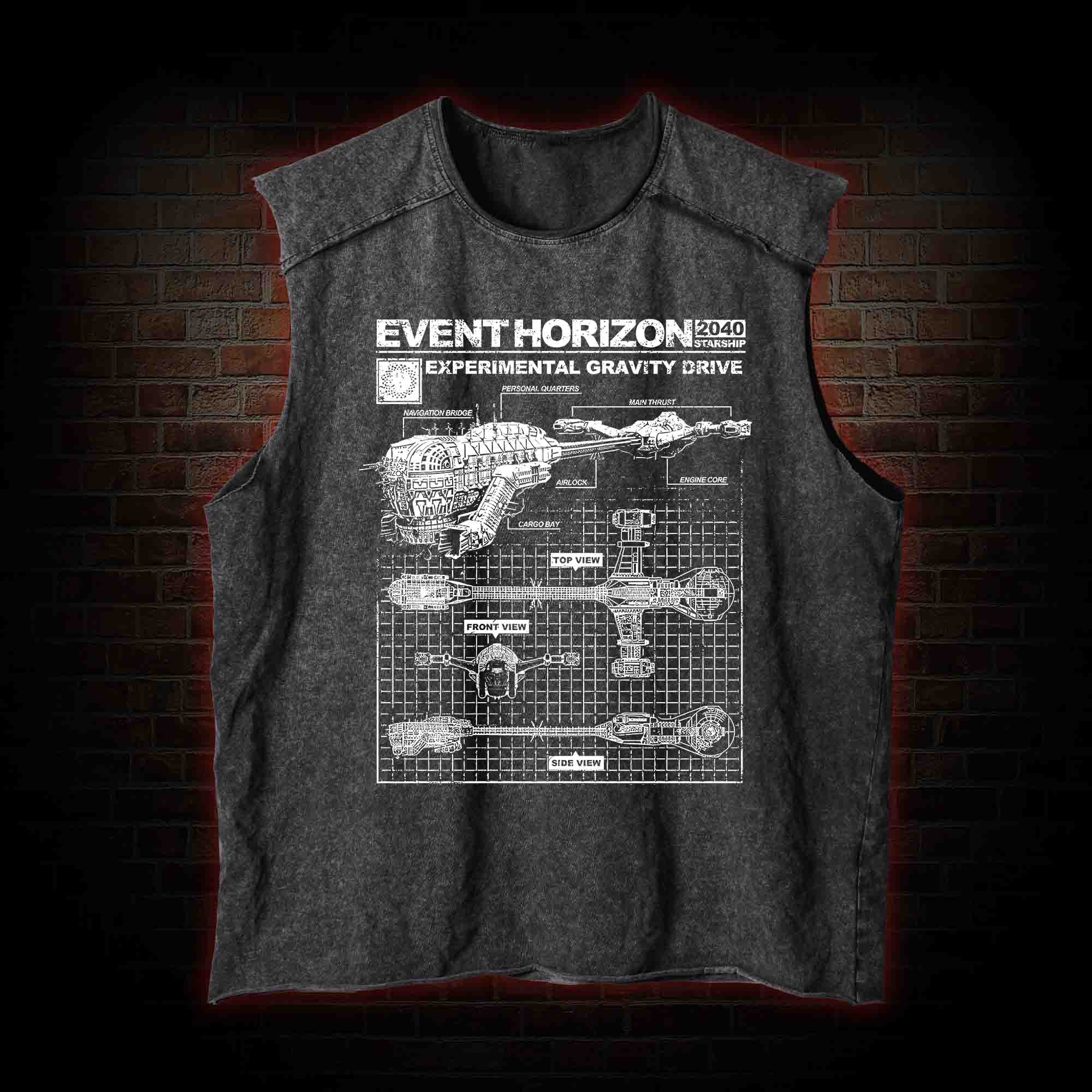 Save Yourself From Hell Washed Tank Top
