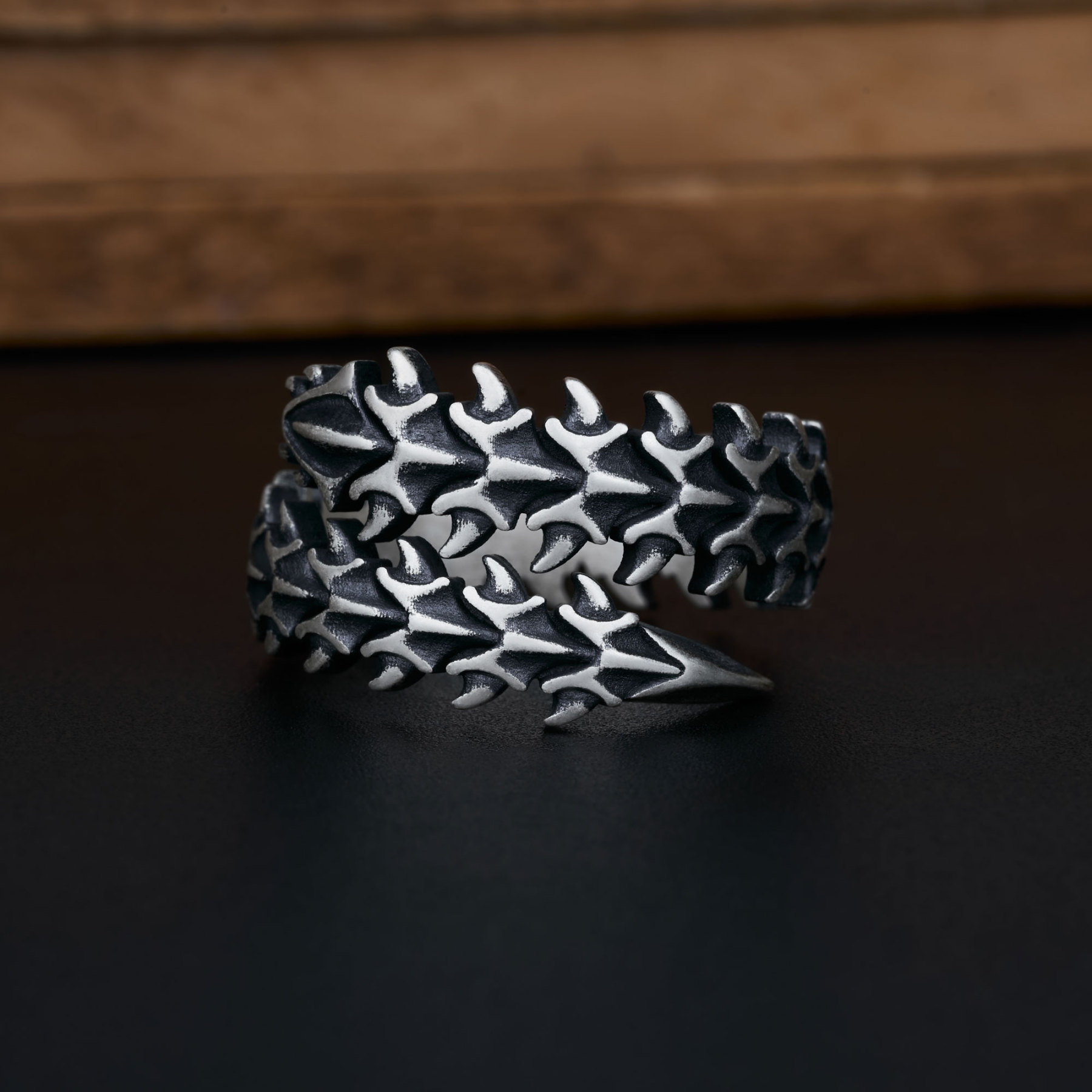 Centipede Sterling Silver Ring
