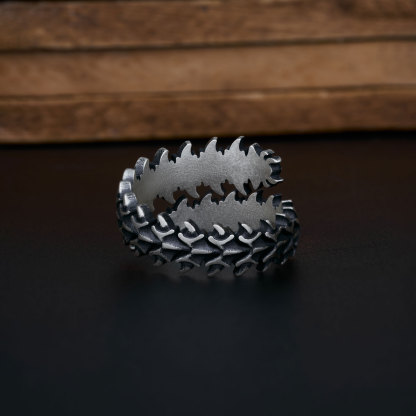 Centipede Sterling Silver Ring