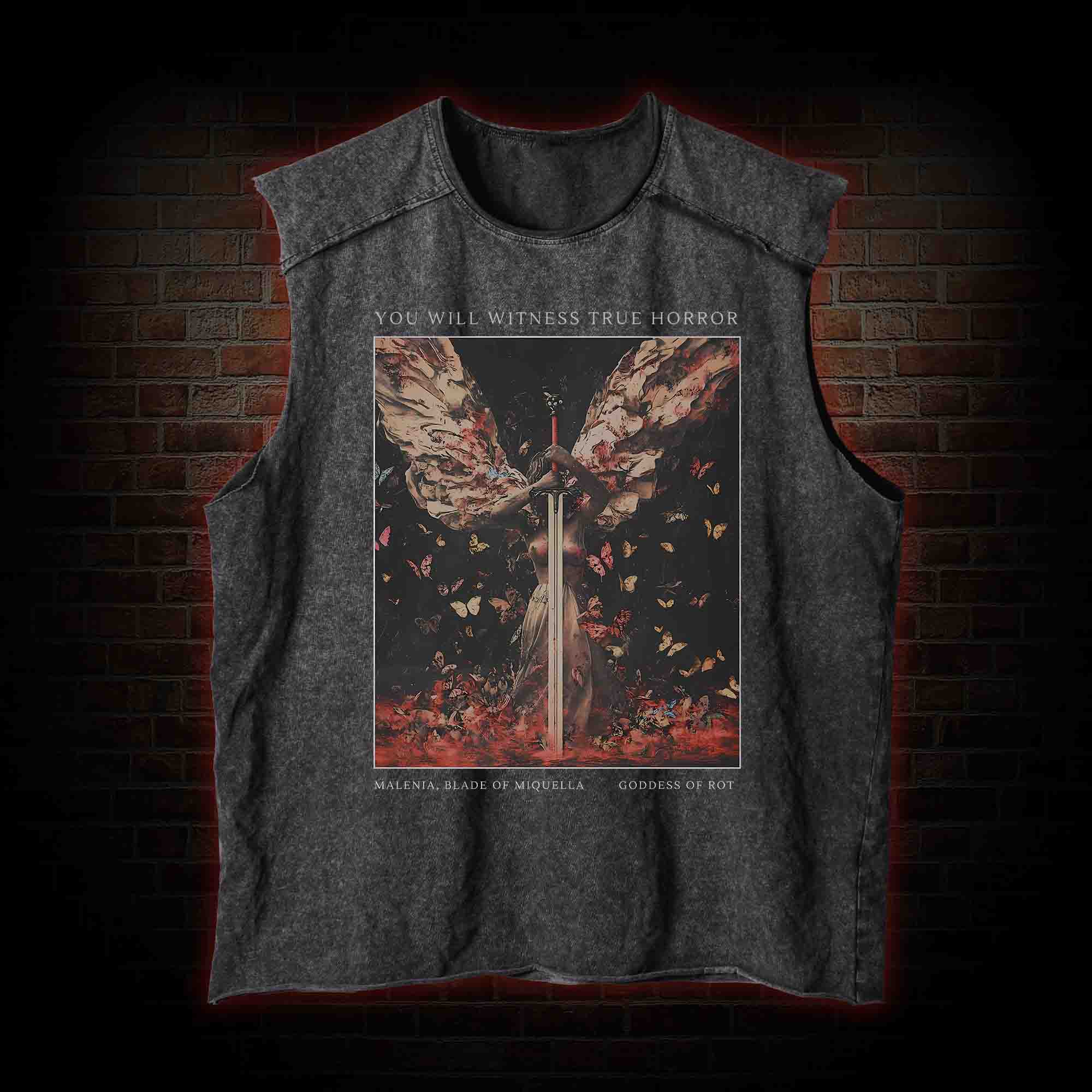 Goddess of Rot Washed Tank Top