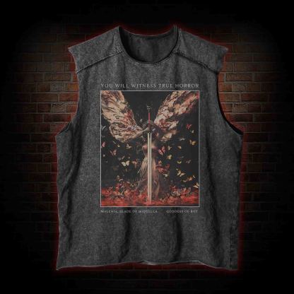 Goddess of Rot Washed Tank Top