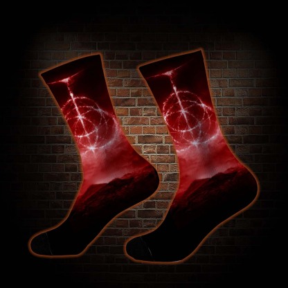 The Fallen Leaves Tell a Story Socks