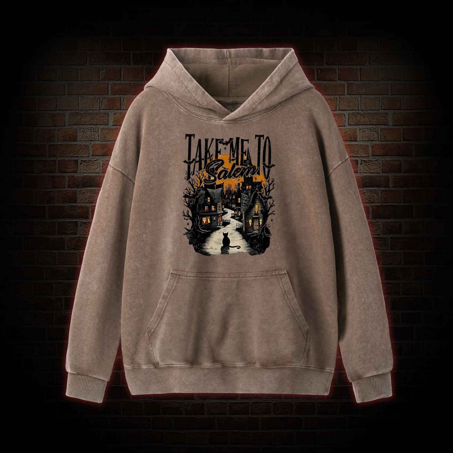 Take Me To Salem Washed Hoodie