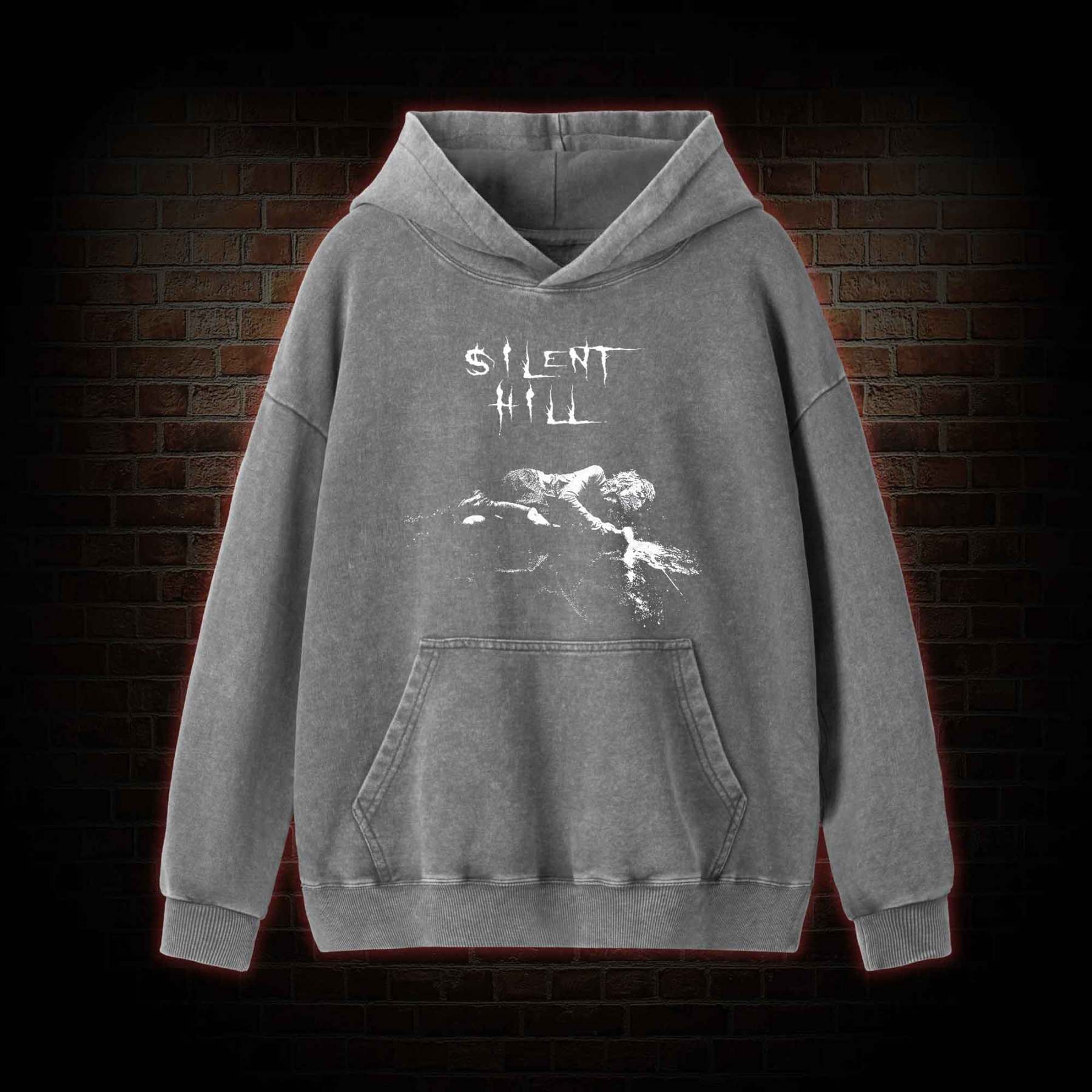 Silent Night Washed Hoodie