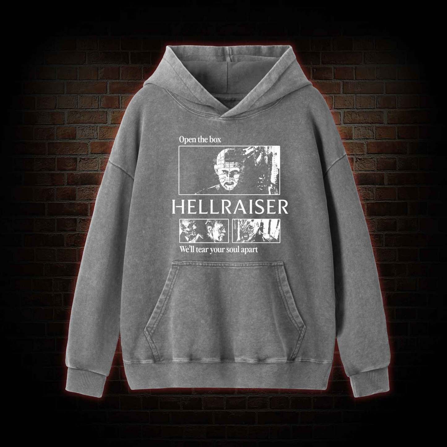 We'll Tear Your Soul Apart Washed Hoodie