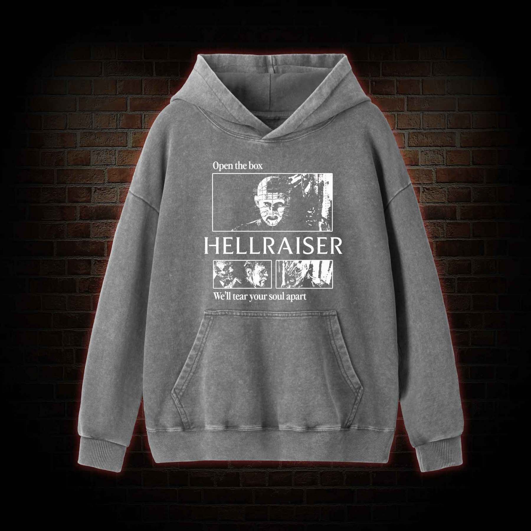 We'll Tear Your Soul Apart Washed Hoodie