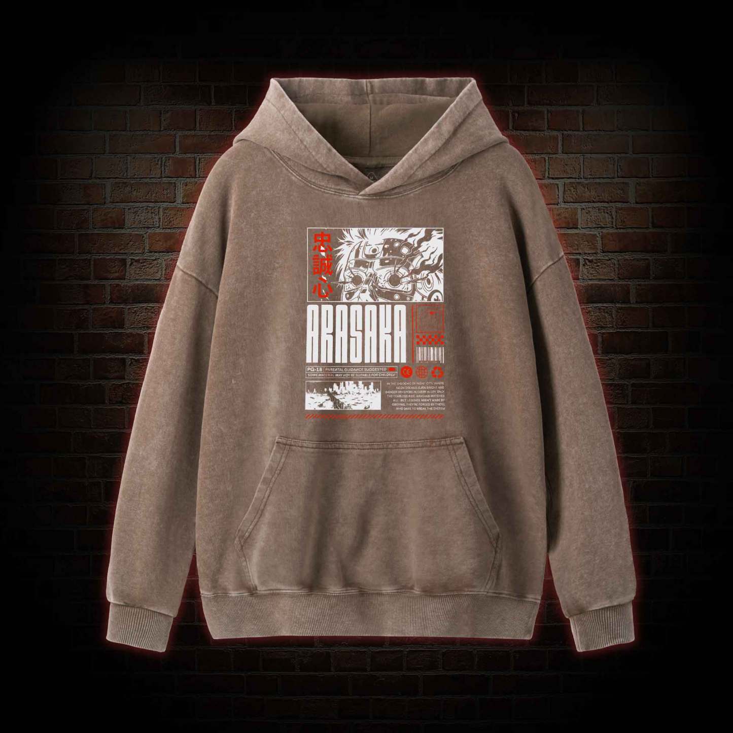 Samurai Washed Hoodie