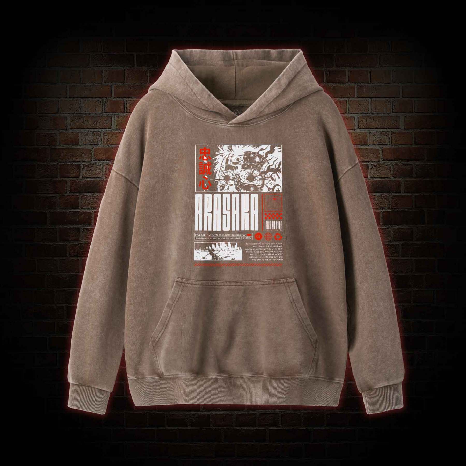 Samurai Washed Hoodie