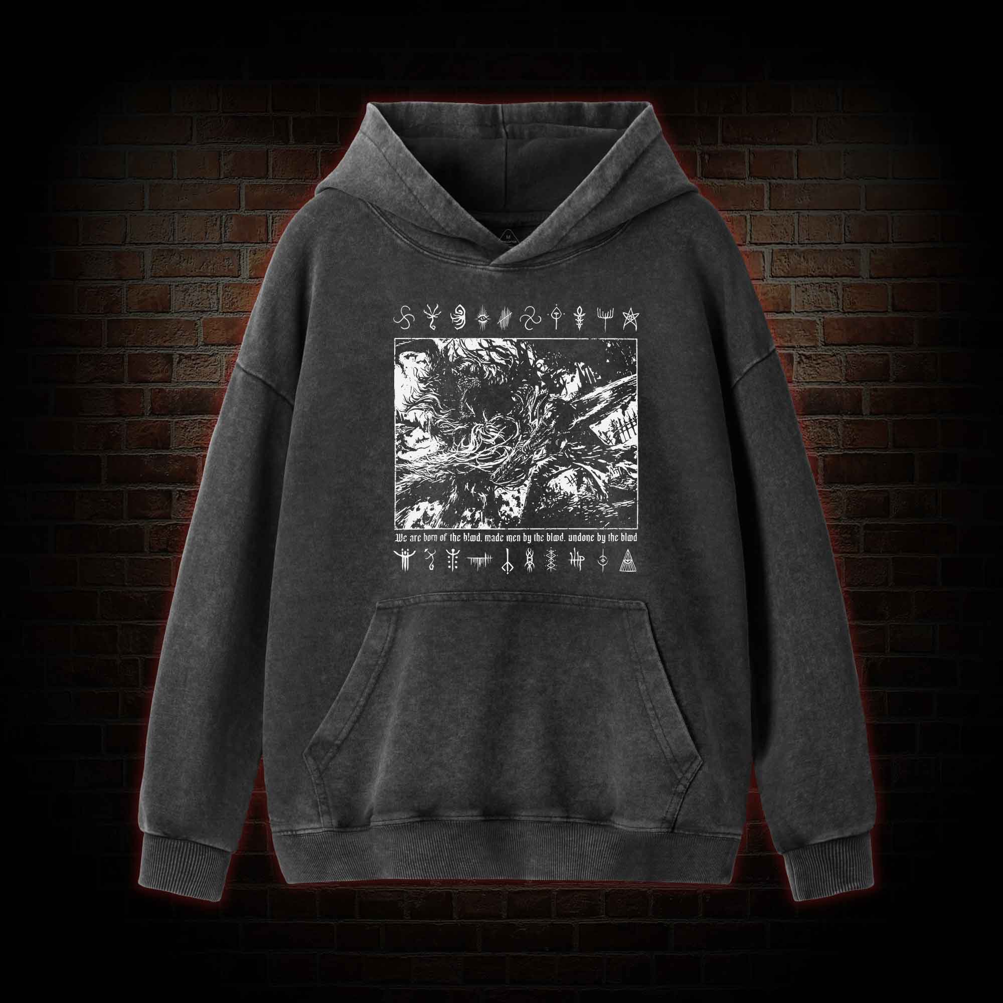 We are Born of the Blood Washed Hoodie