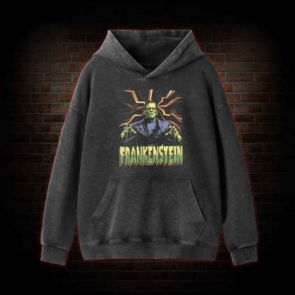 Attack Pose Washed Hoodie