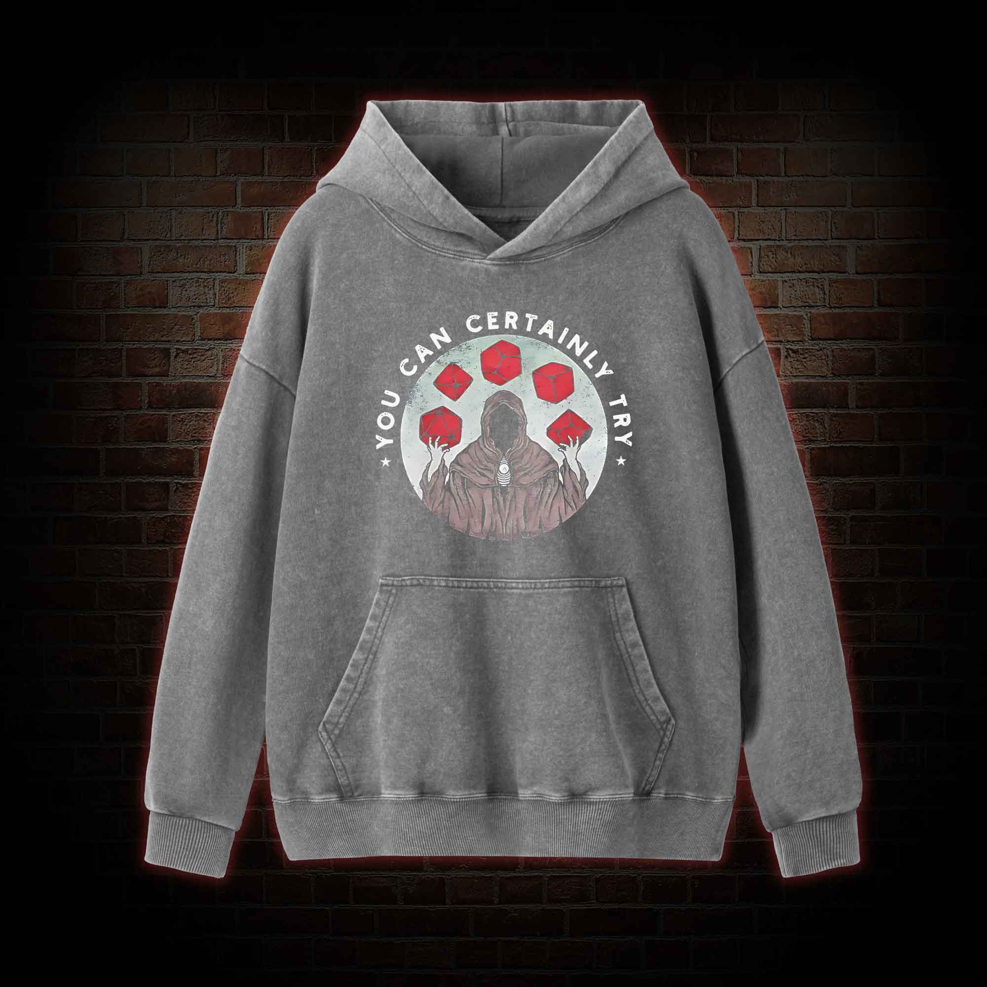 You Can Certainly Try Washed Hoodie