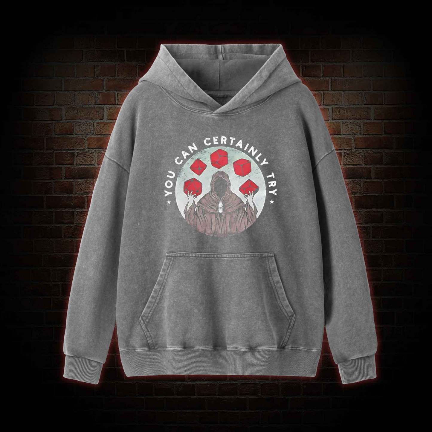 You Can Certainly Try Washed Hoodie