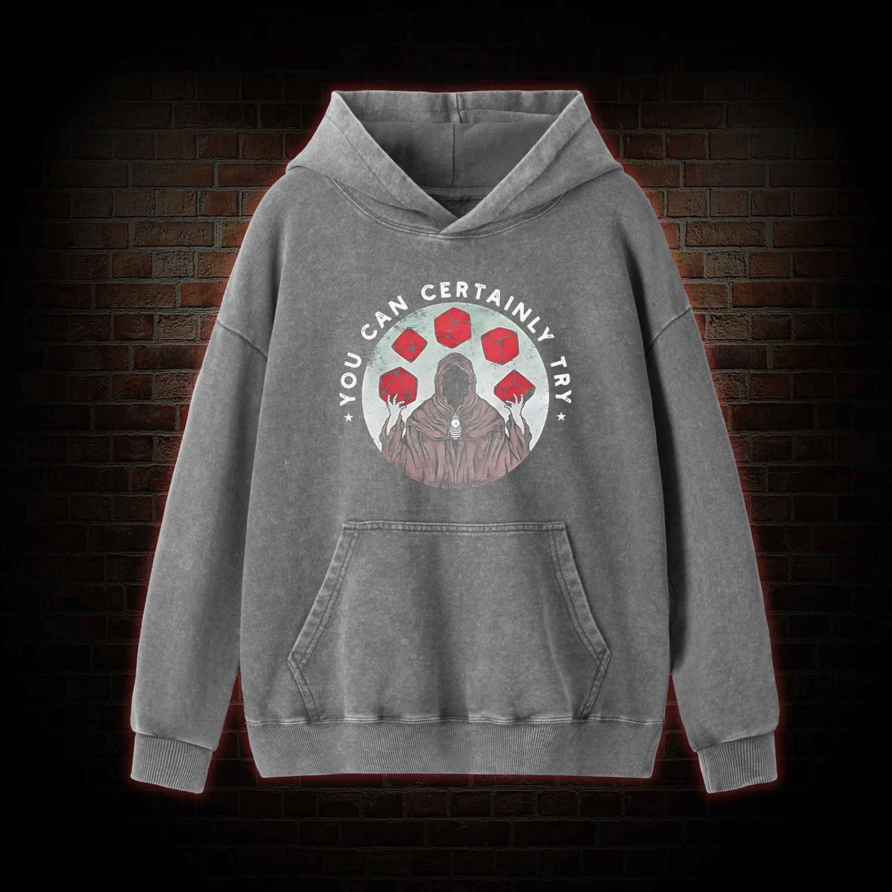 You Can Certainly Try Washed Hoodie