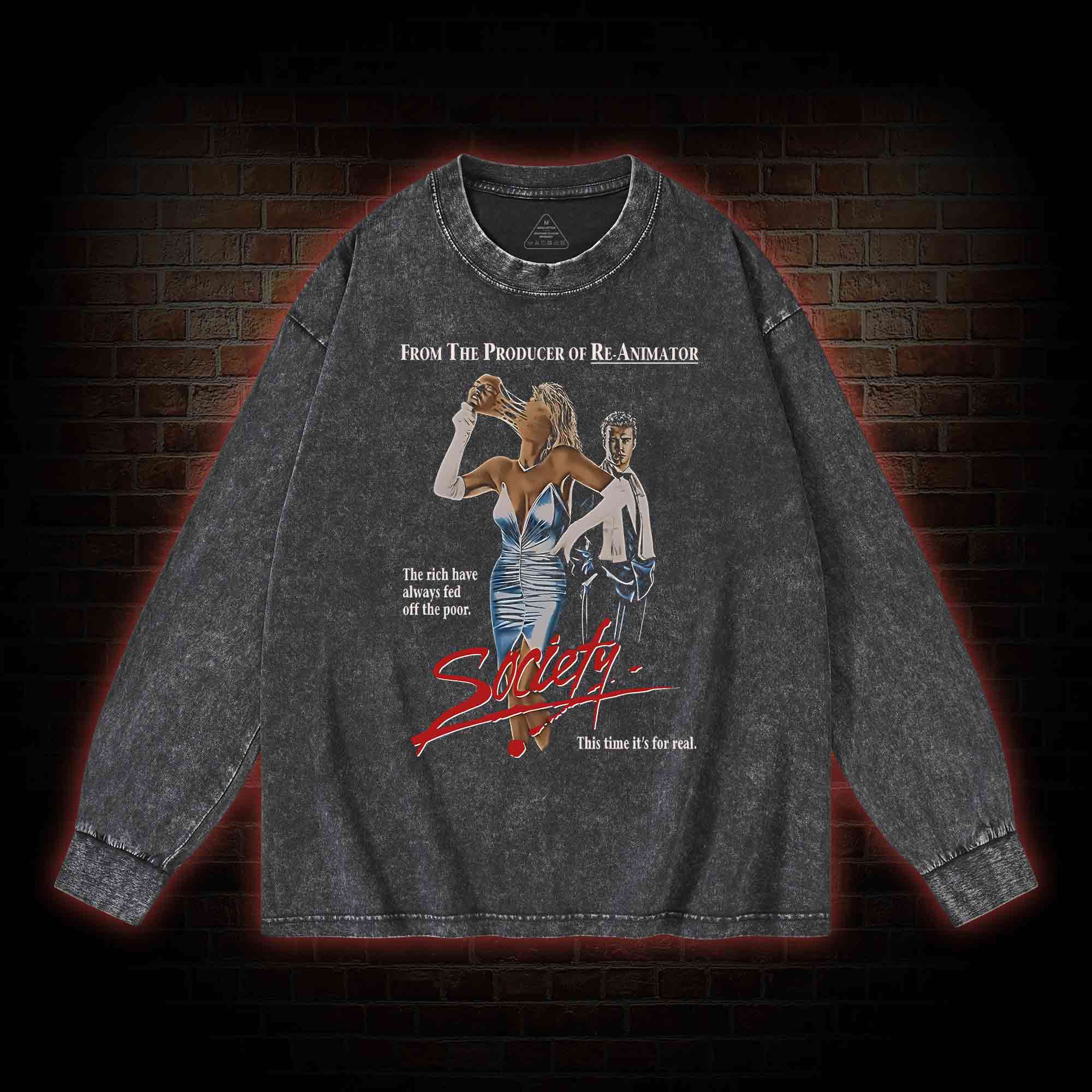 This Time it's for Real Washed Long-Sleeve T-shirt