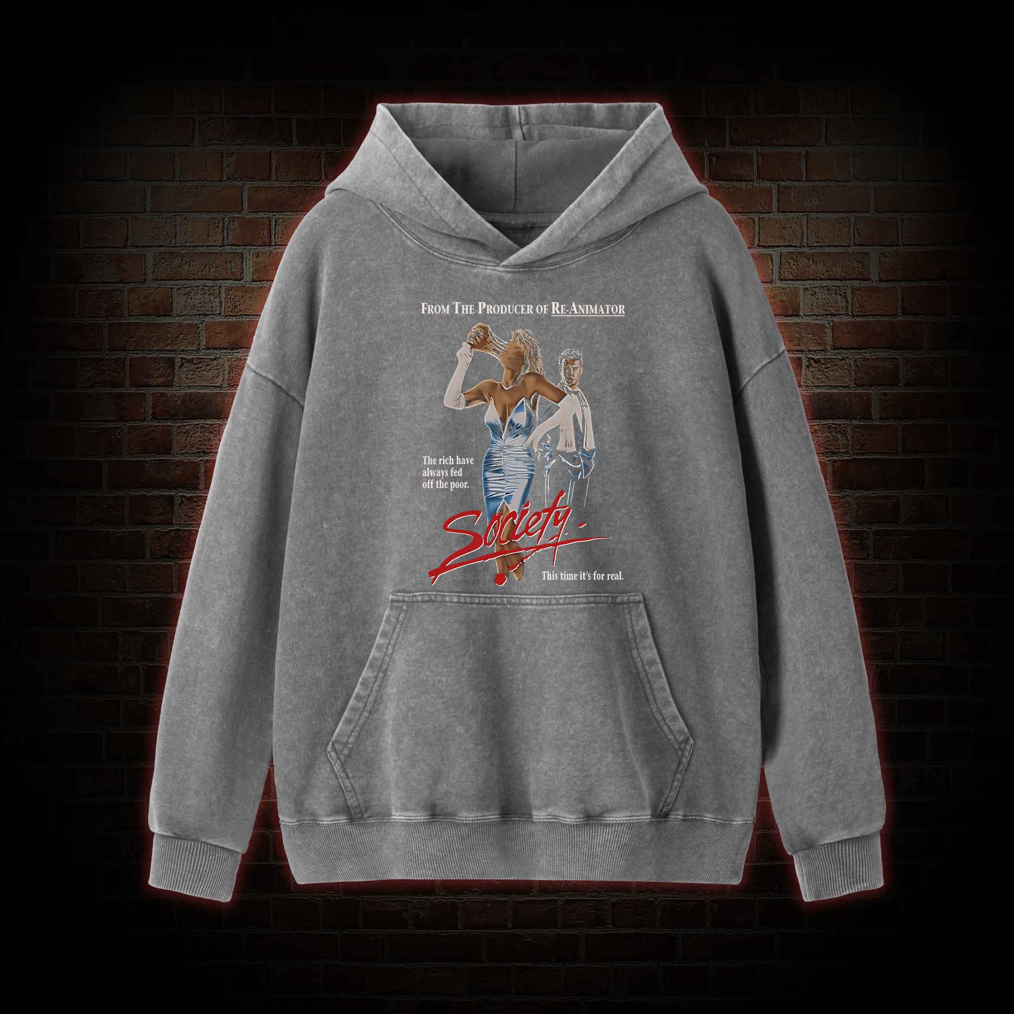 This Time it's for Real Washed Hoodie