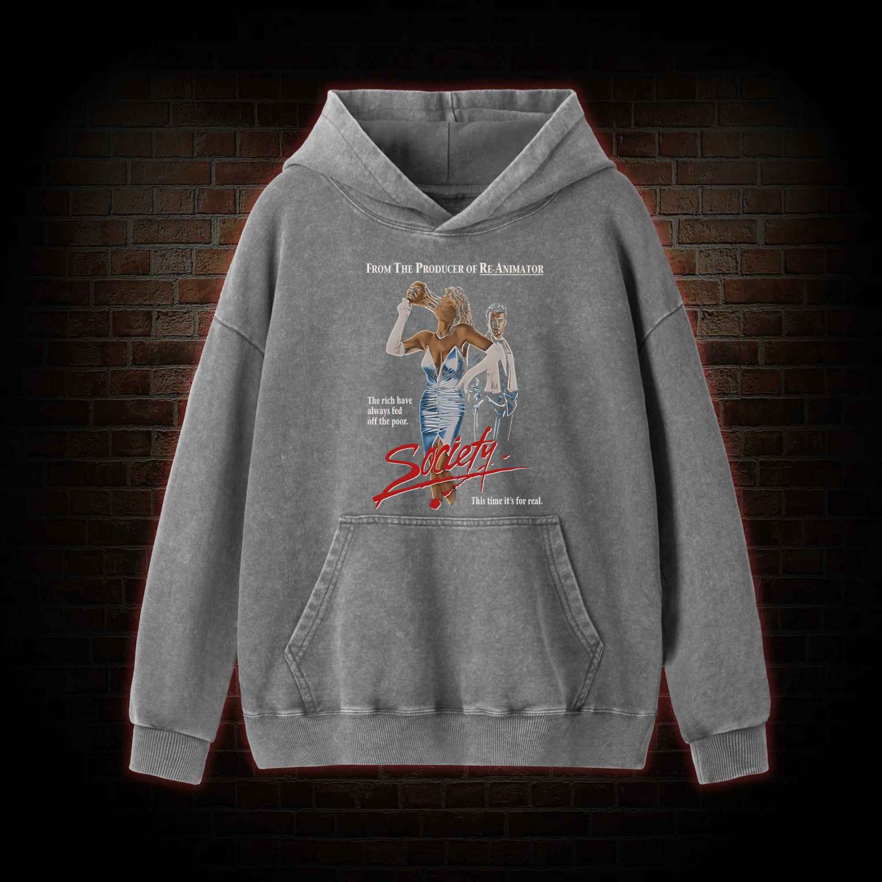 This Time it's for Real Washed Hoodie