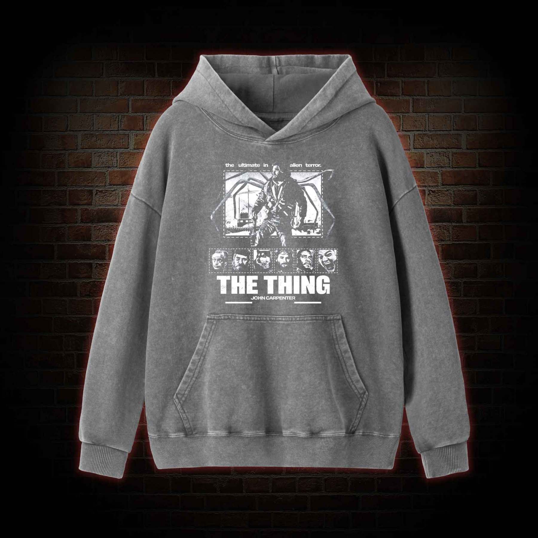 The Ultimate in Alien Terror Washed Hoodie