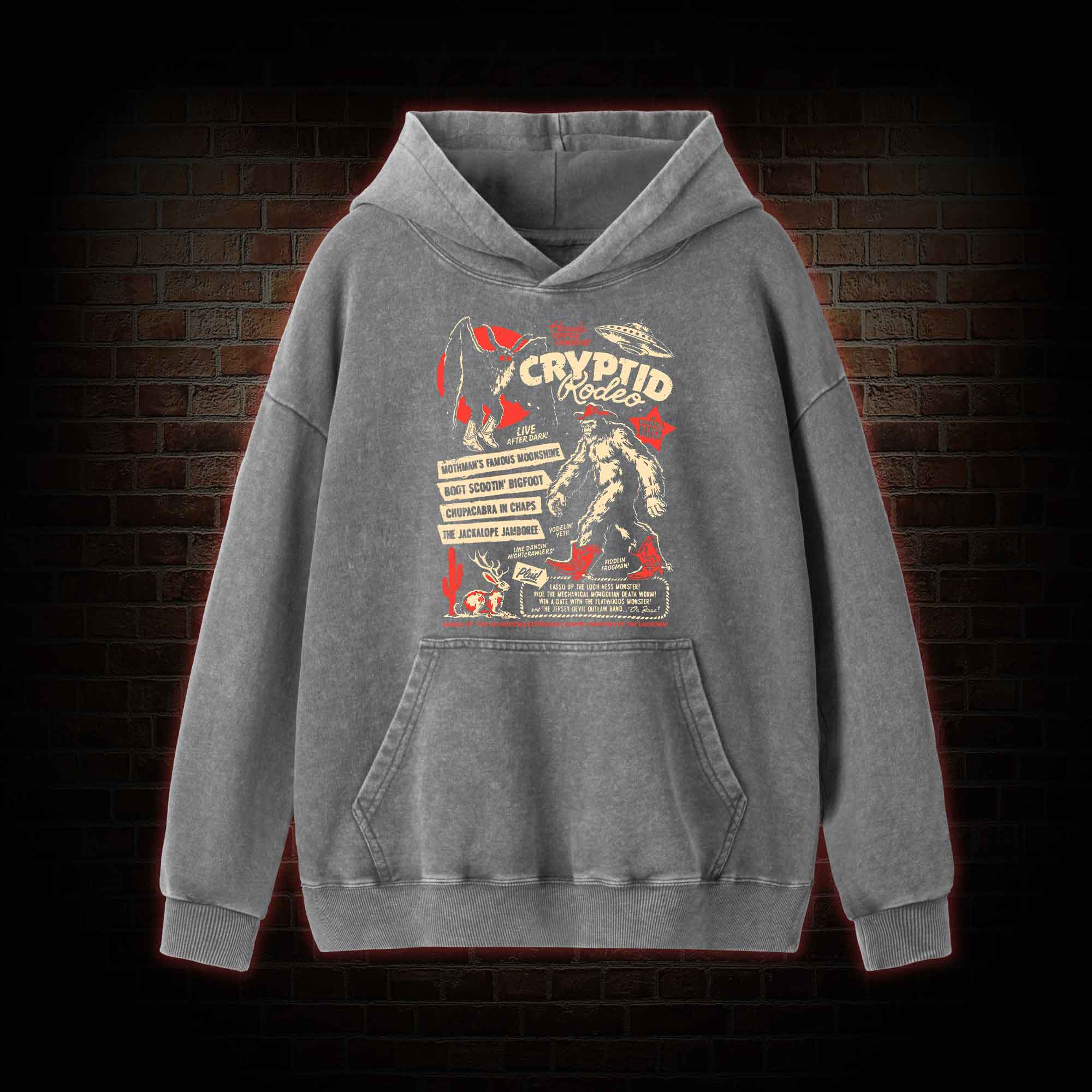 Cryptid Rodeo Washed Hoodie