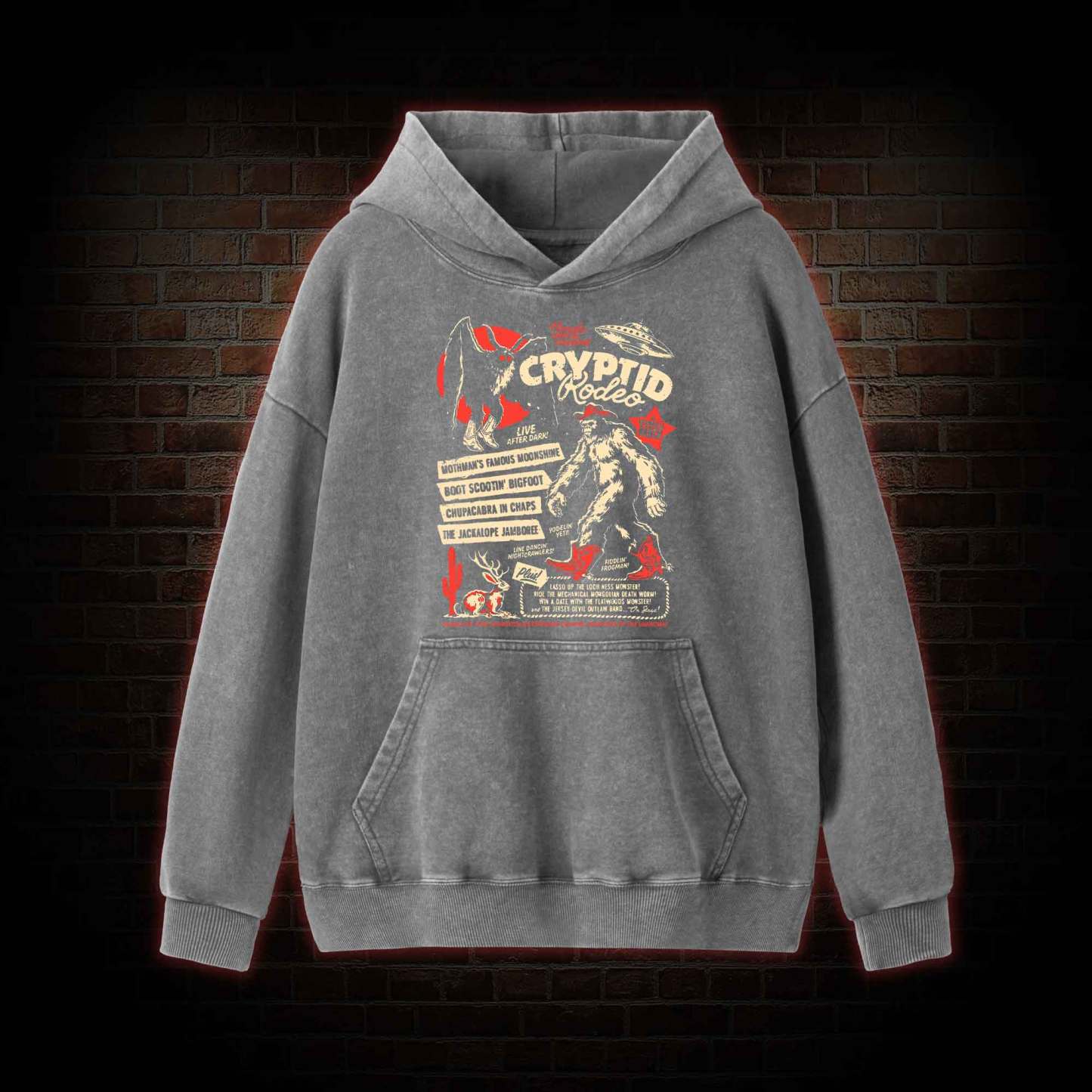 Cryptid Rodeo Washed Hoodie