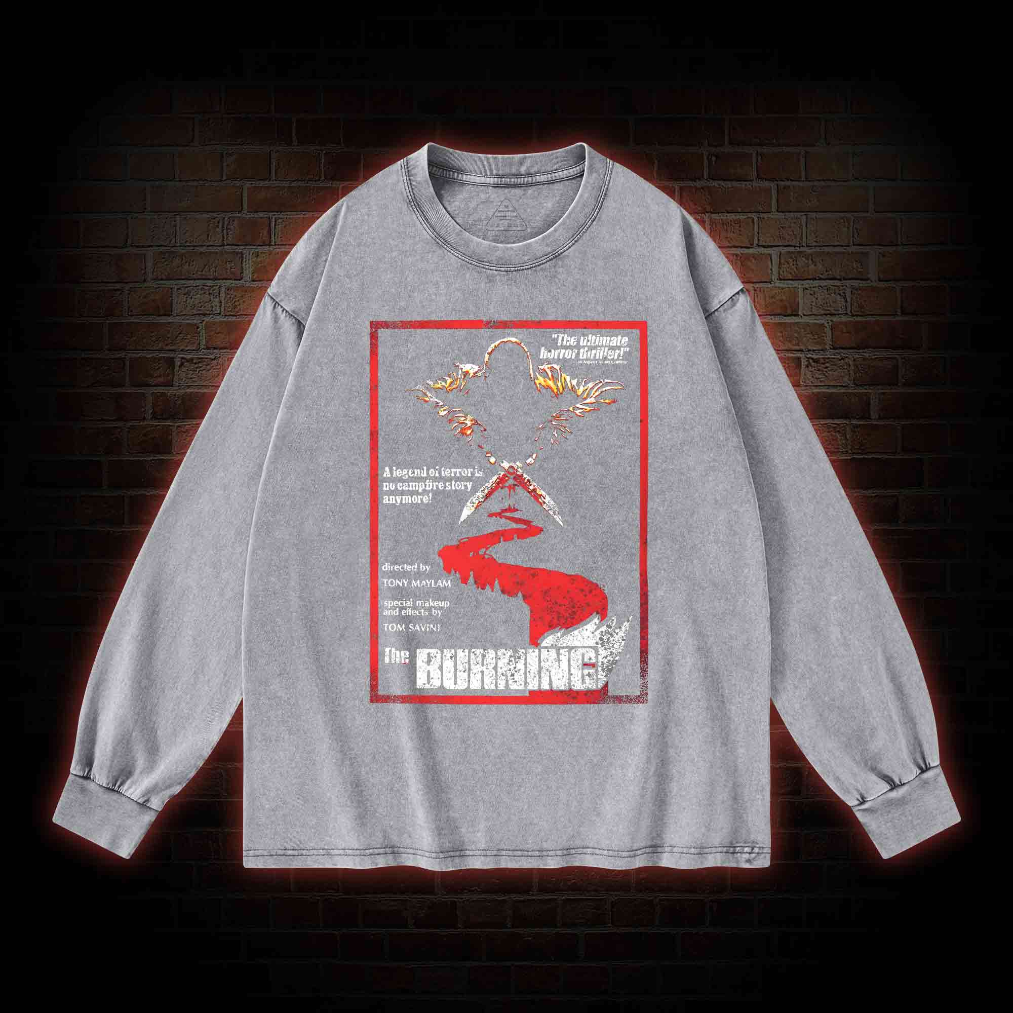The Ultimate Horror Thriller Washed Long-Sleeve T-shirt