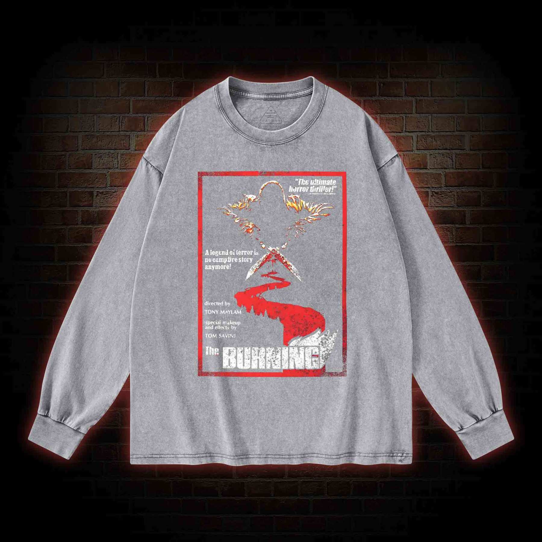 The Ultimate Horror Thriller Washed Long-Sleeve T-shirt