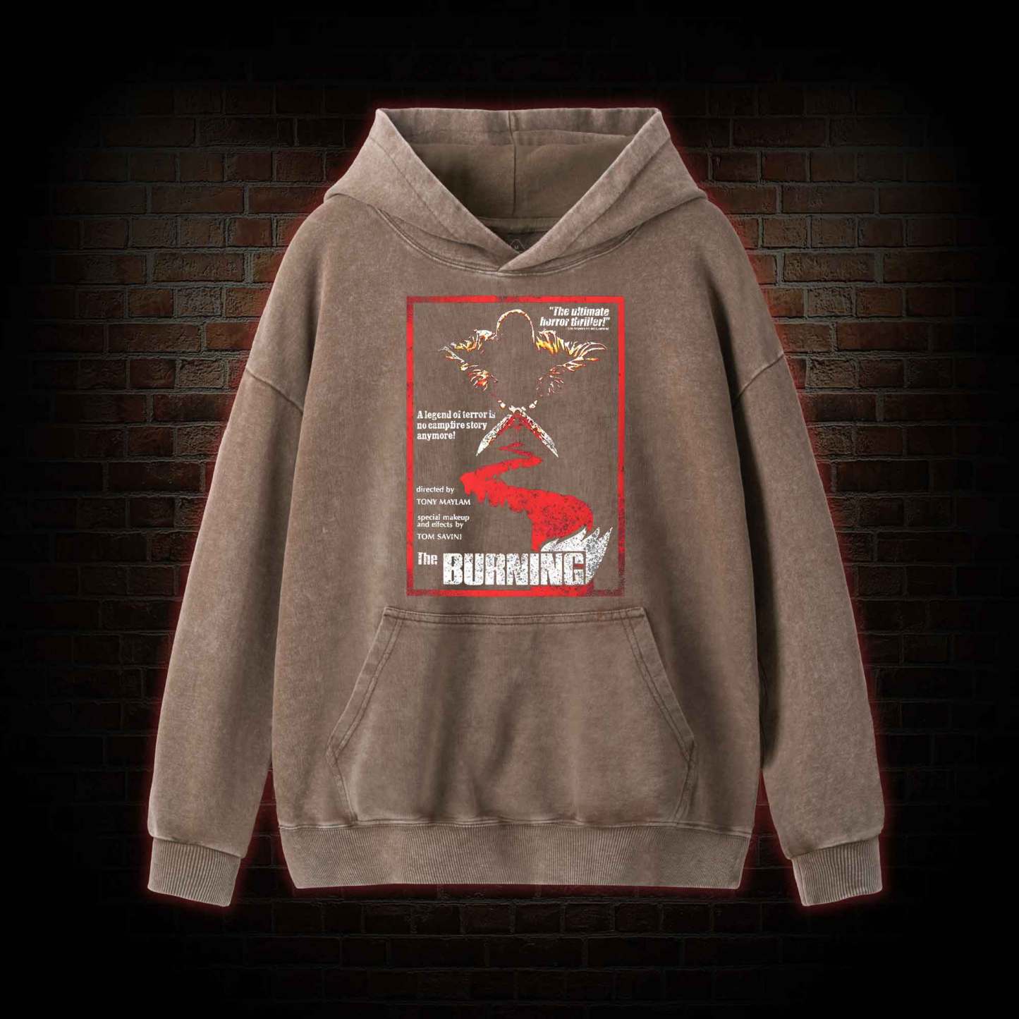 The Ultimate Horror Thriller Washed Hoodie