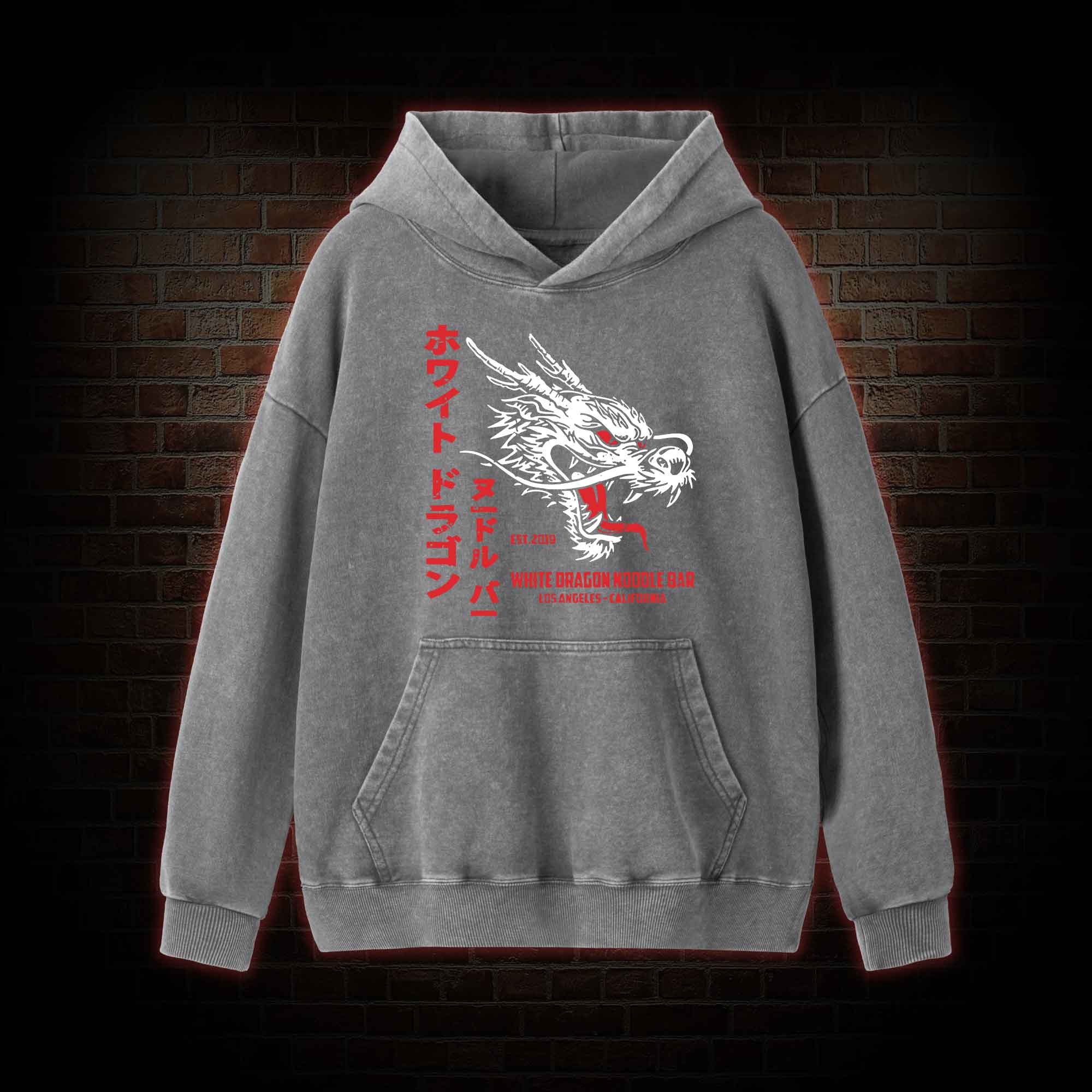 The Noodle Bar Washed Hoodie