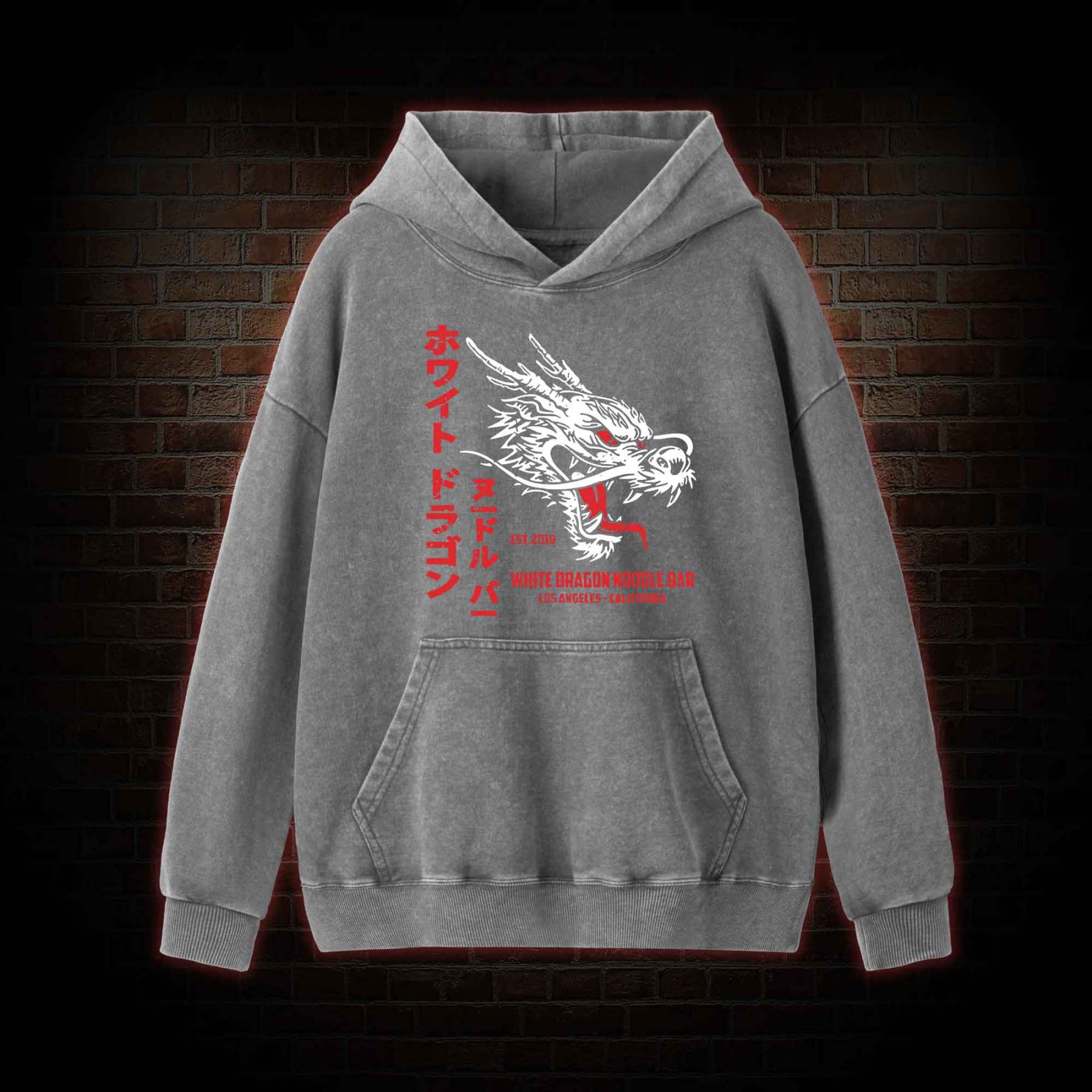 The Noodle Bar Washed Hoodie