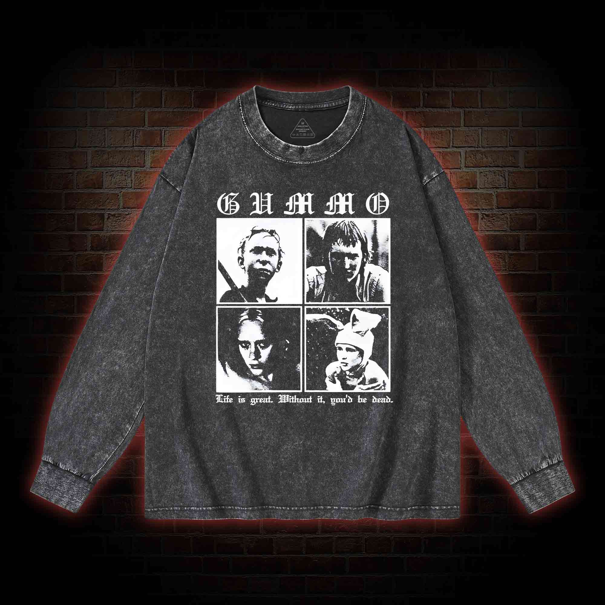 Life is Great Washed Long-Sleeve T-shirt