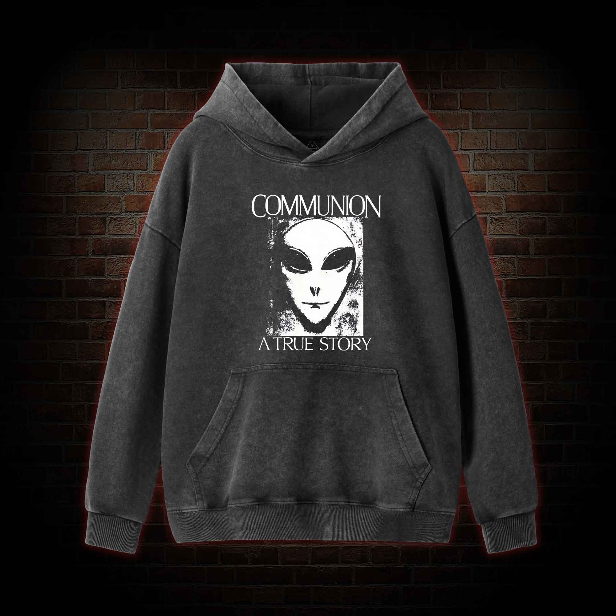 Communion a True Story Washed Hoodie