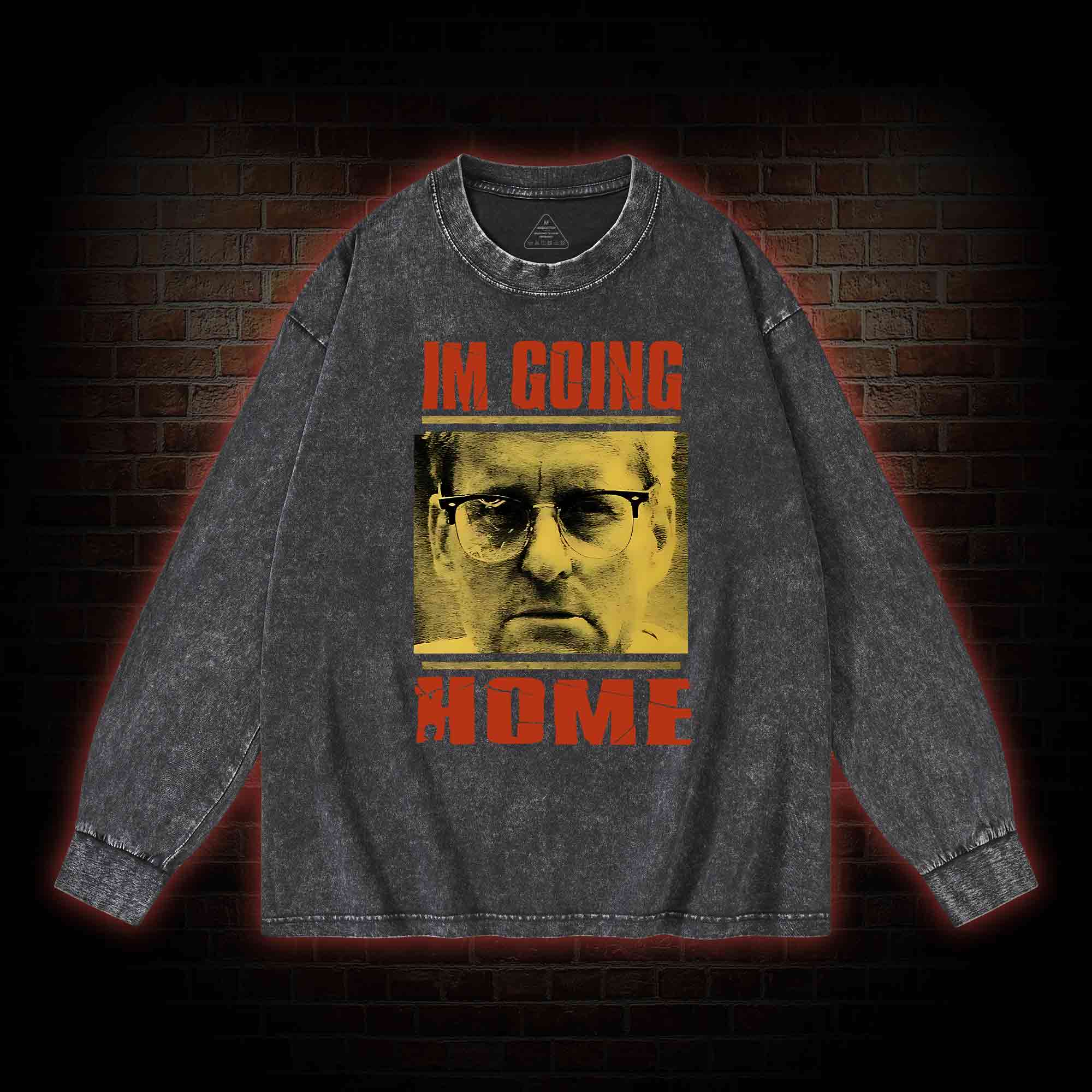 I'm Going Home Washed Long-Sleeve T-shirt