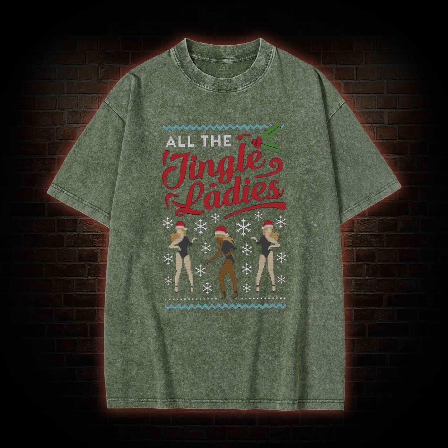 All The Jungle Ladies Washed T-shirt