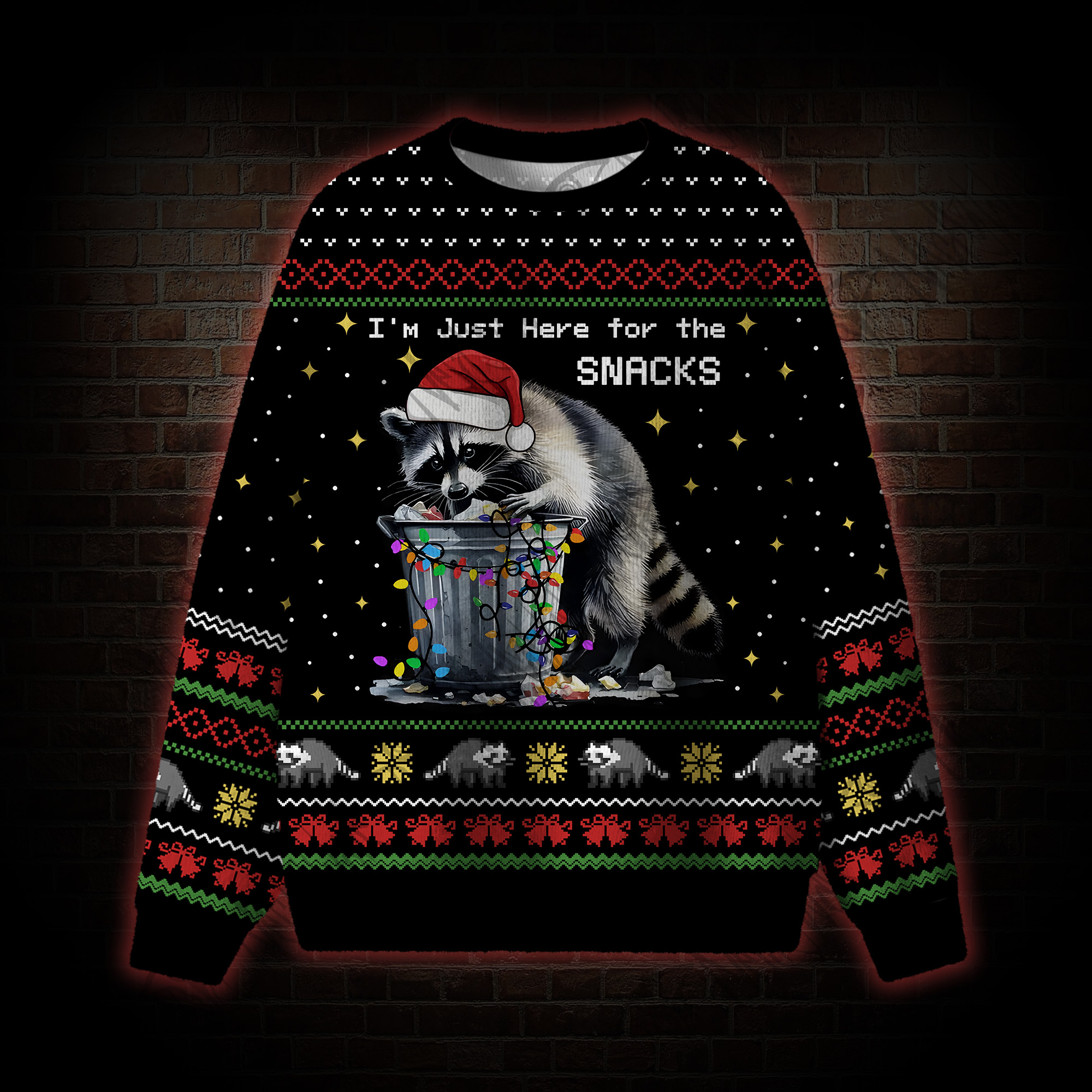 I'm Just Here for the Snachs Ugly Sweatshirts