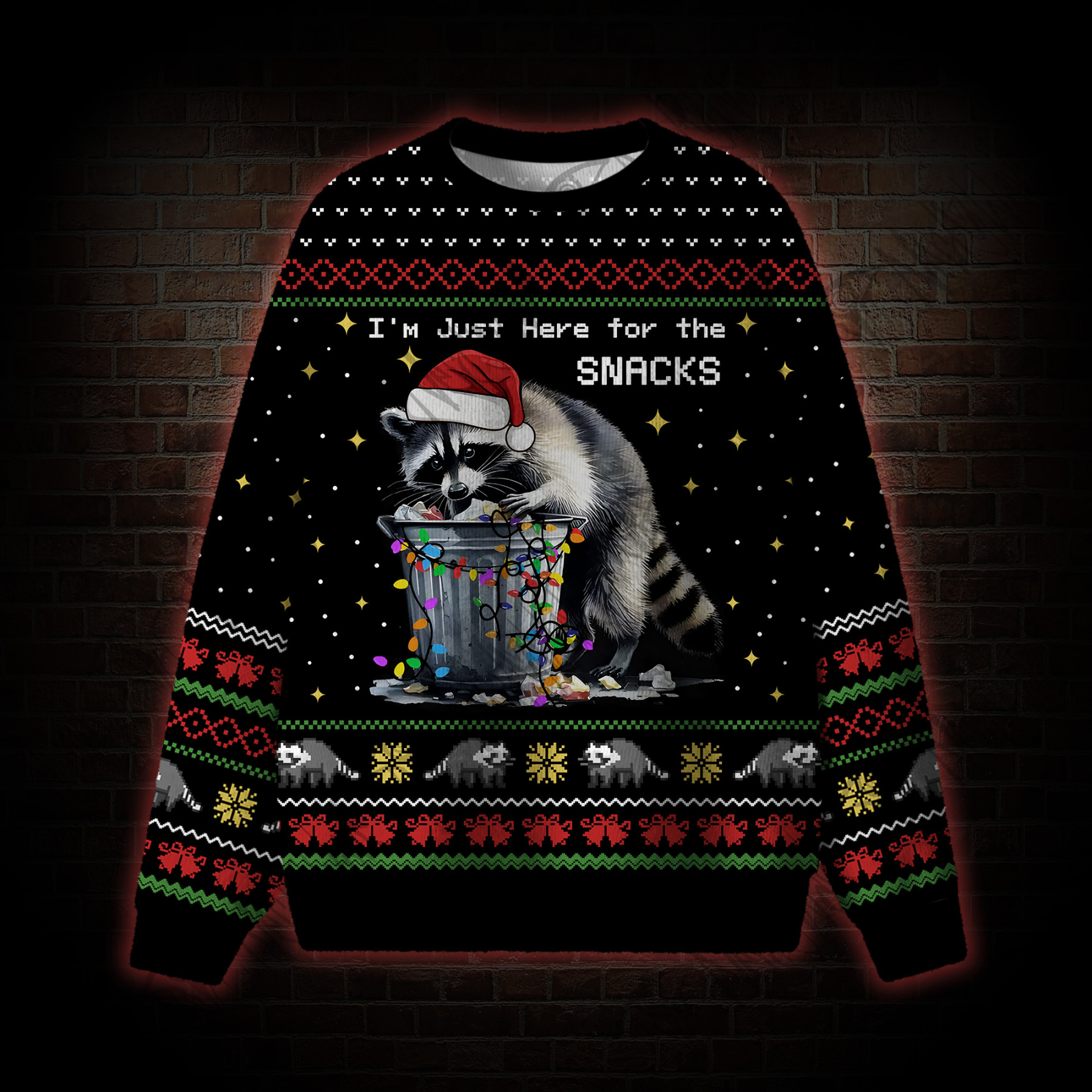 I'm Just Here for the Snachs Ugly Sweatshirts