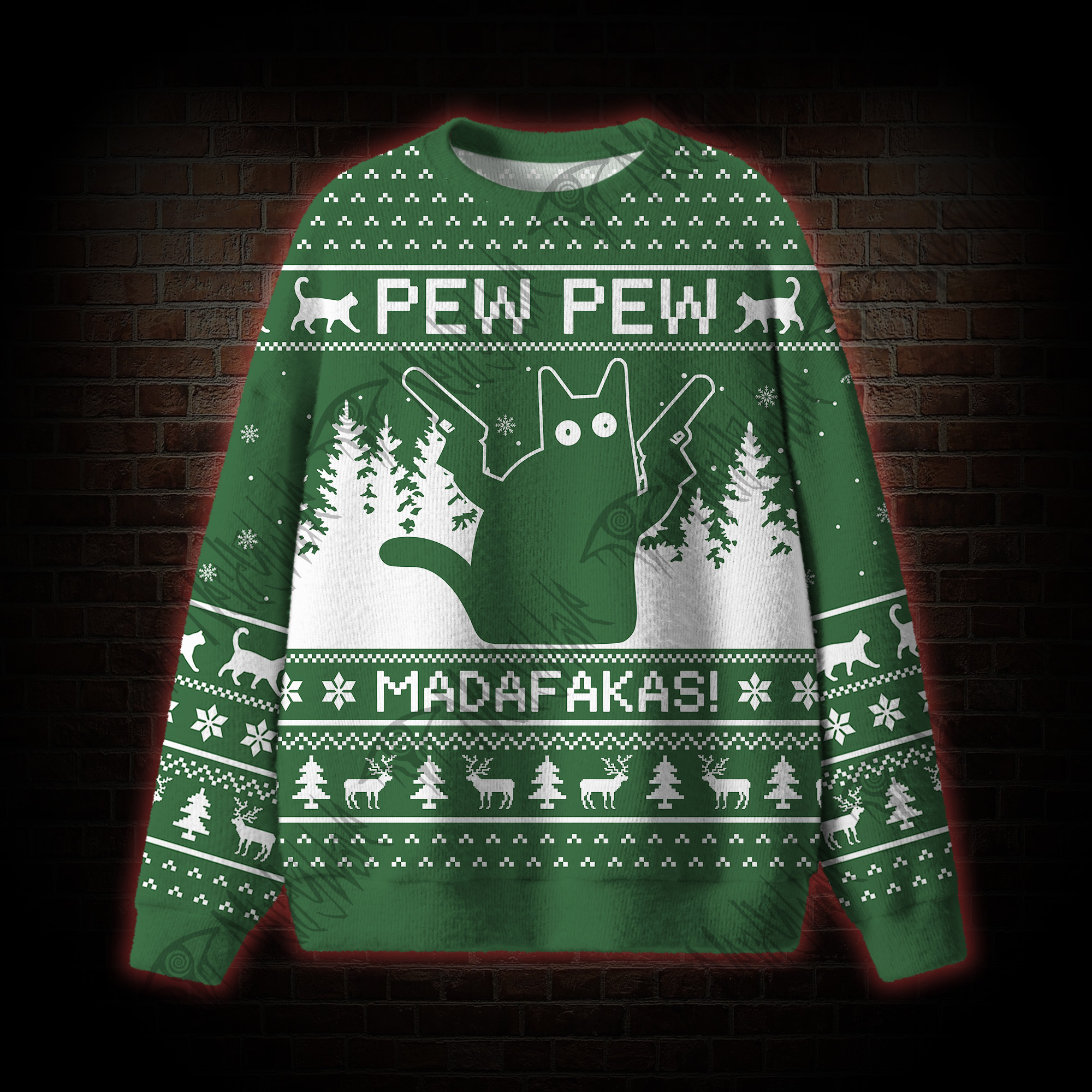 Pew Pew Ugly Sweatshirts