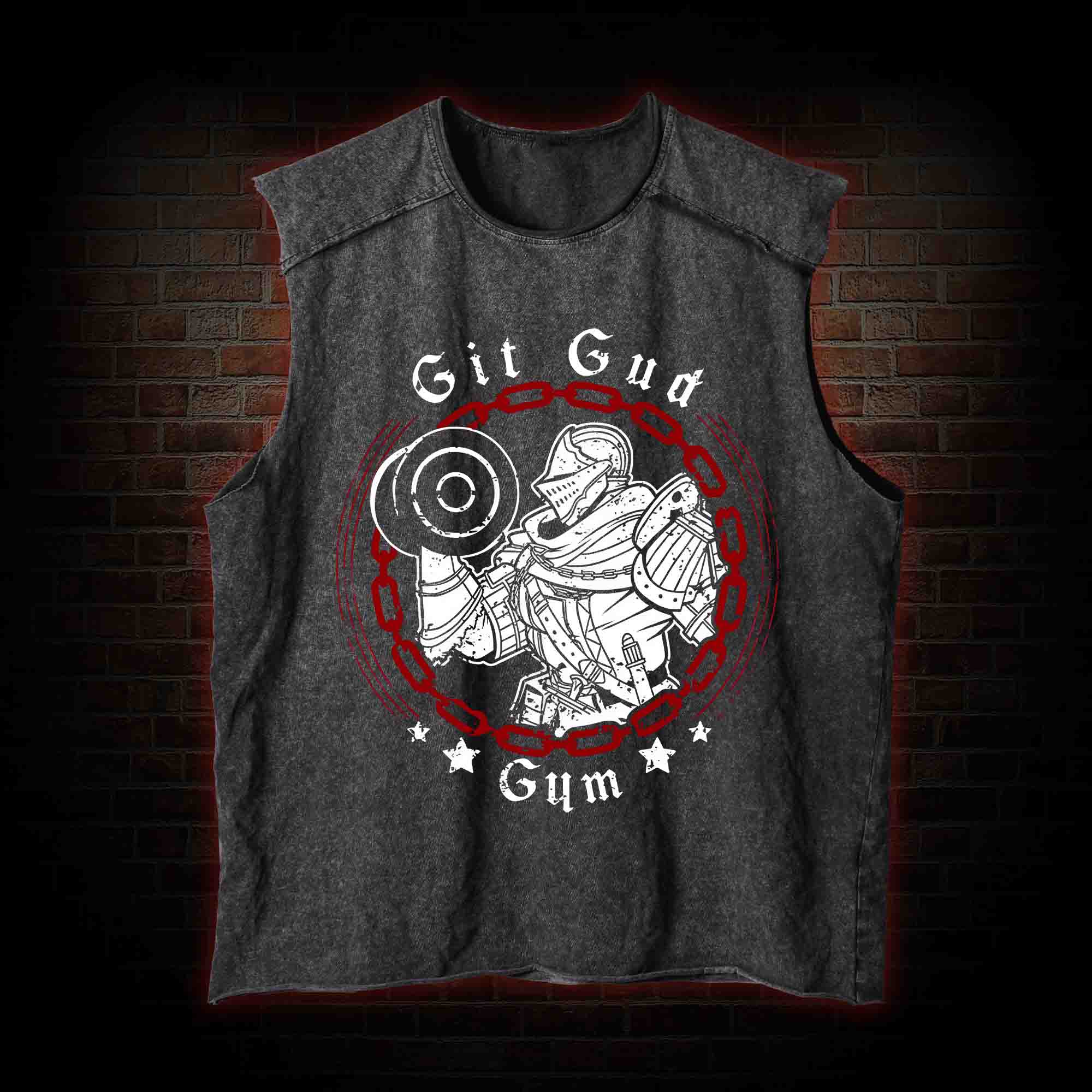 Git Gud Gym Washed Tank Top