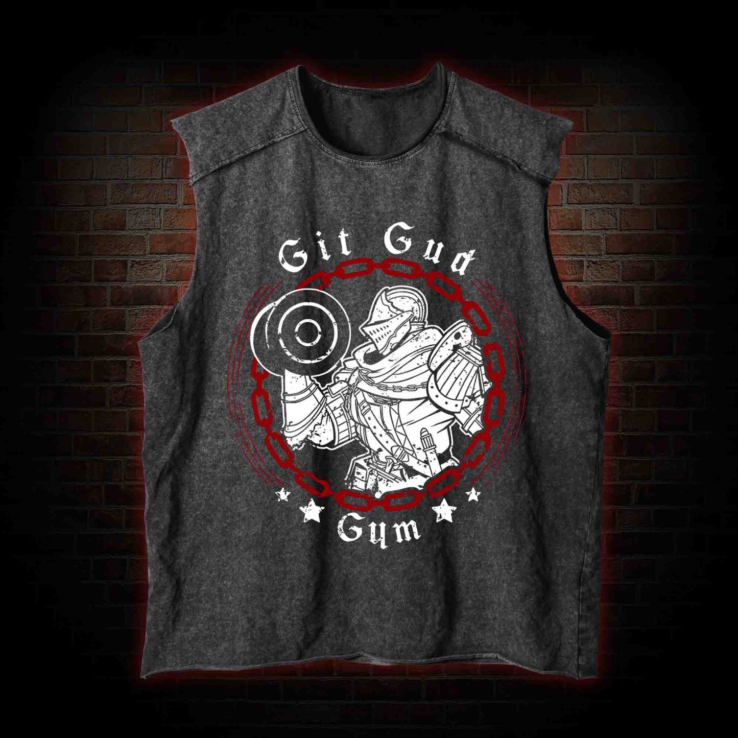 Git Gud Gym Washed Tank Top