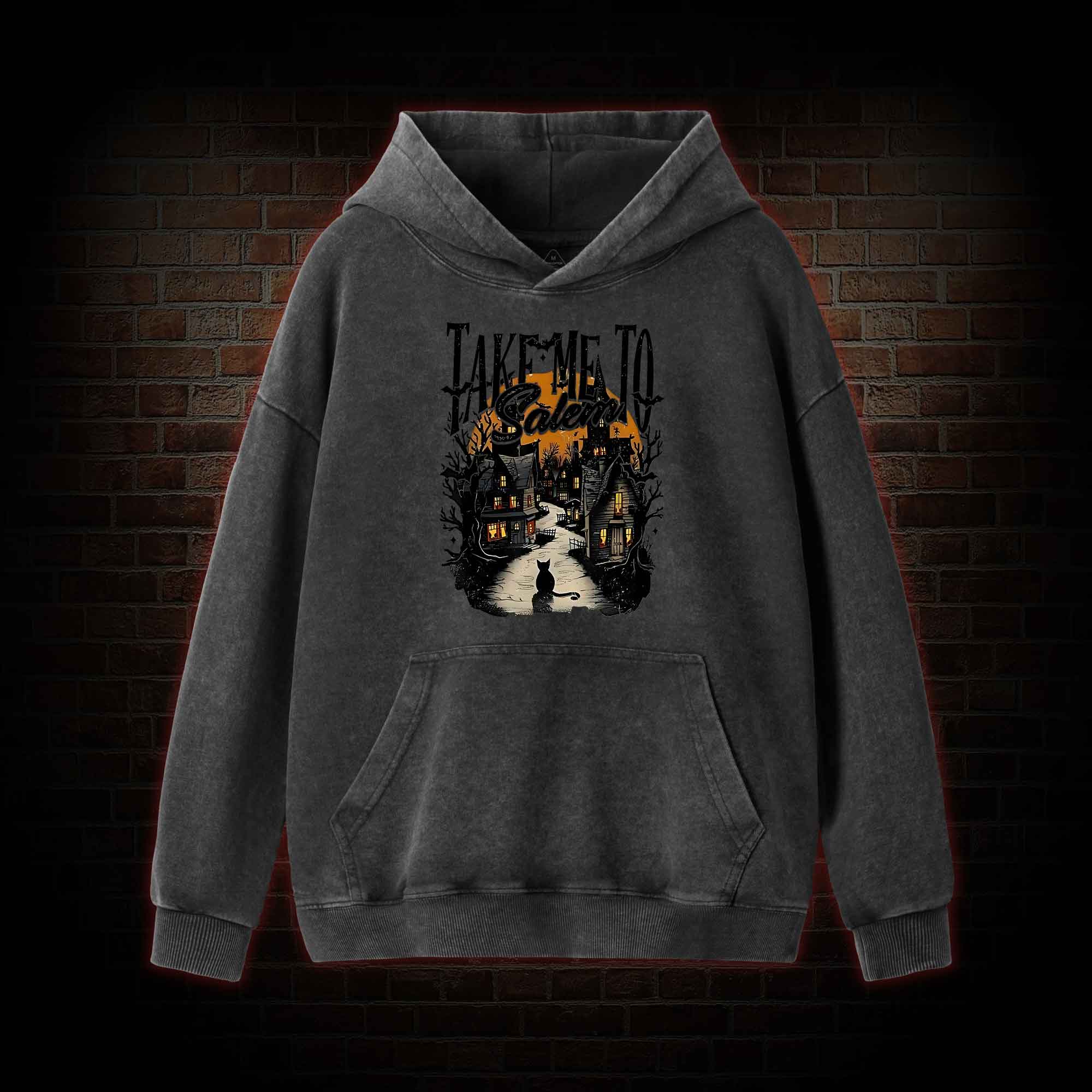 Take Me To Salem Washed Hoodie