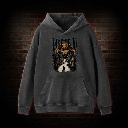 Take Me To Salem Washed Hoodie