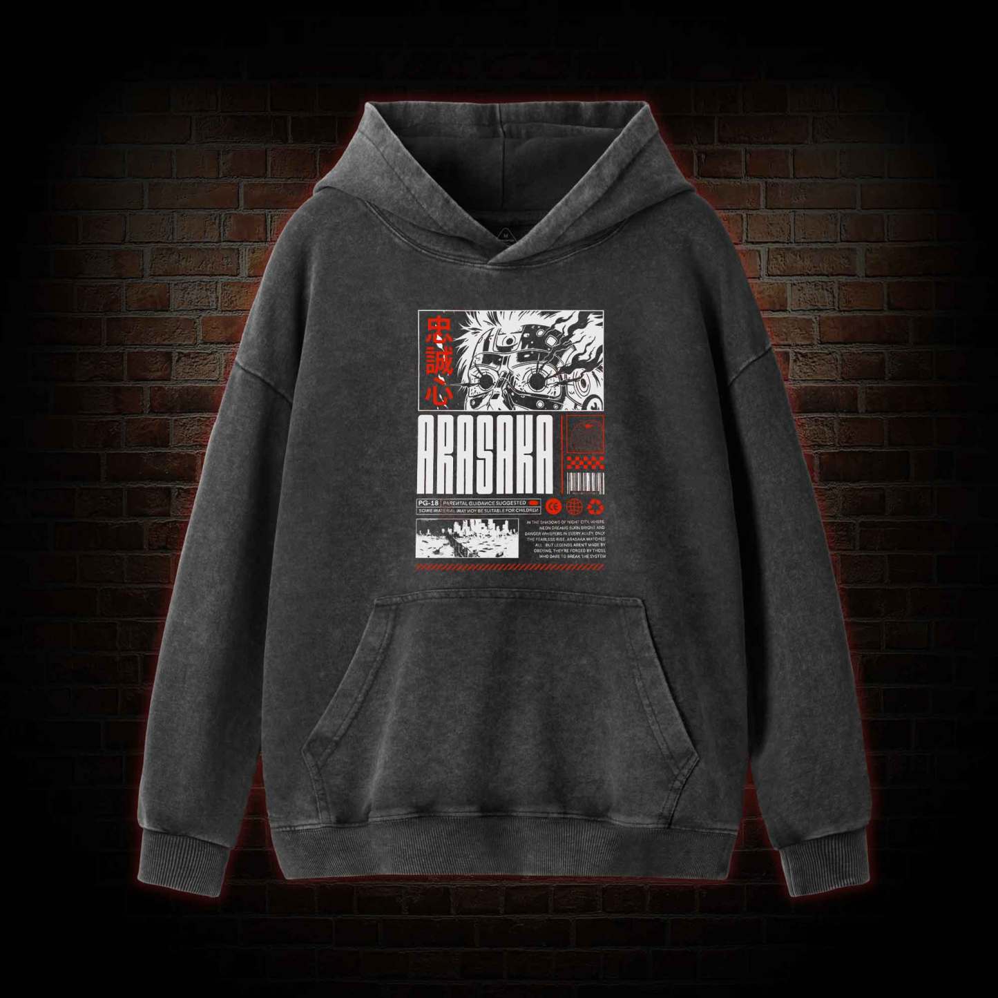 Samurai Washed Hoodie